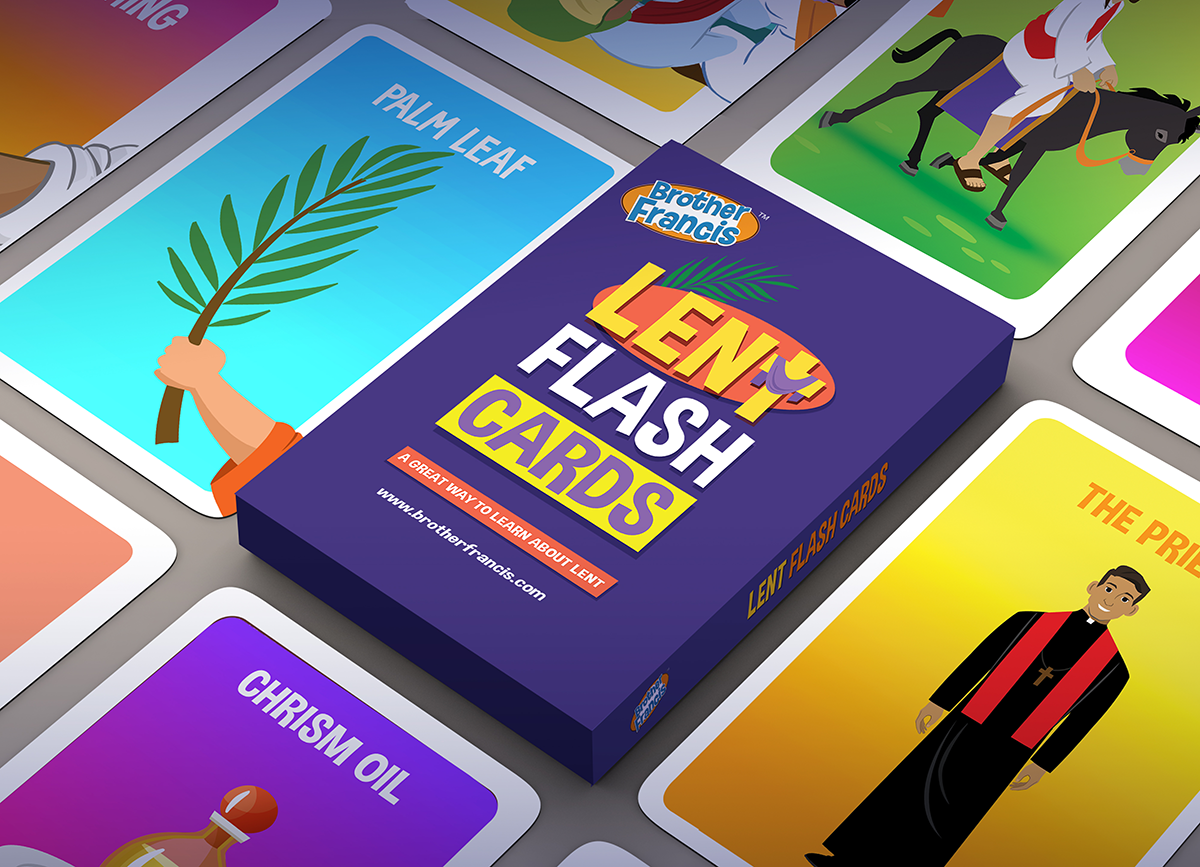 Five Ways to Use Brother Francis Lent Flash Cards