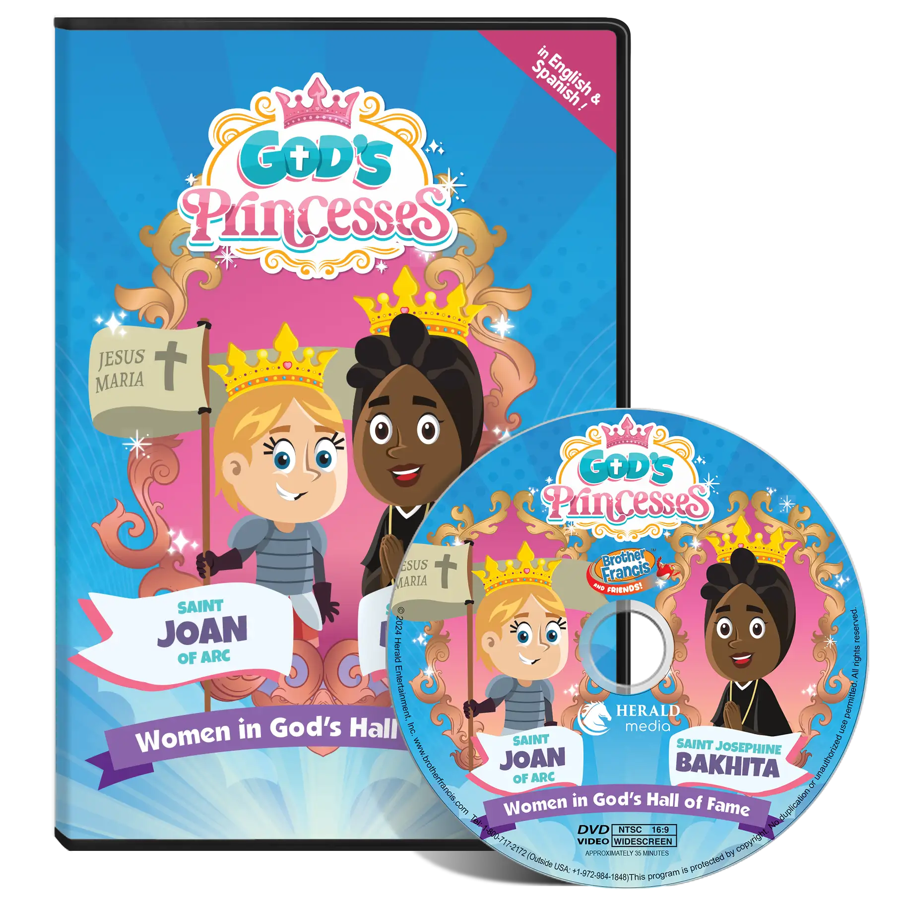 Brother Francis DVD Ep. 25: God's Princesses - St. Joan of Arc and St. Josephine Bakhita
