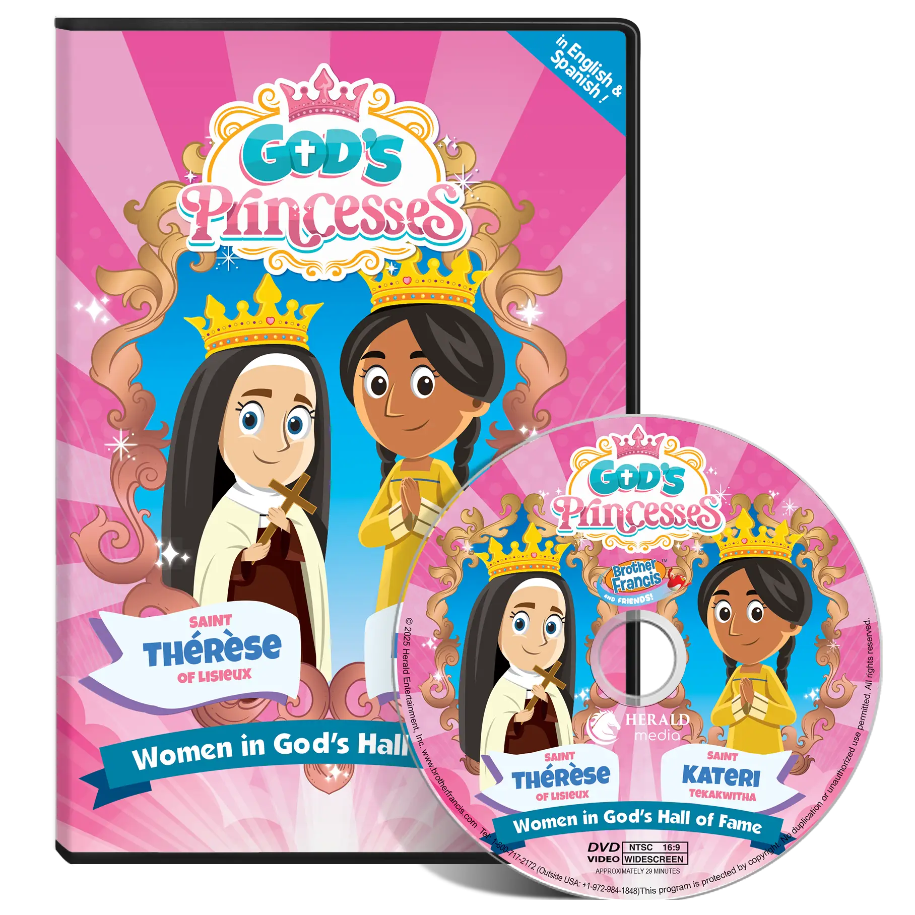 Brother Francis DVD Ep. 26: God's Princesses Vol. 2 - St. Thérèse of Lisieux and St. Kateri Tekakwitha