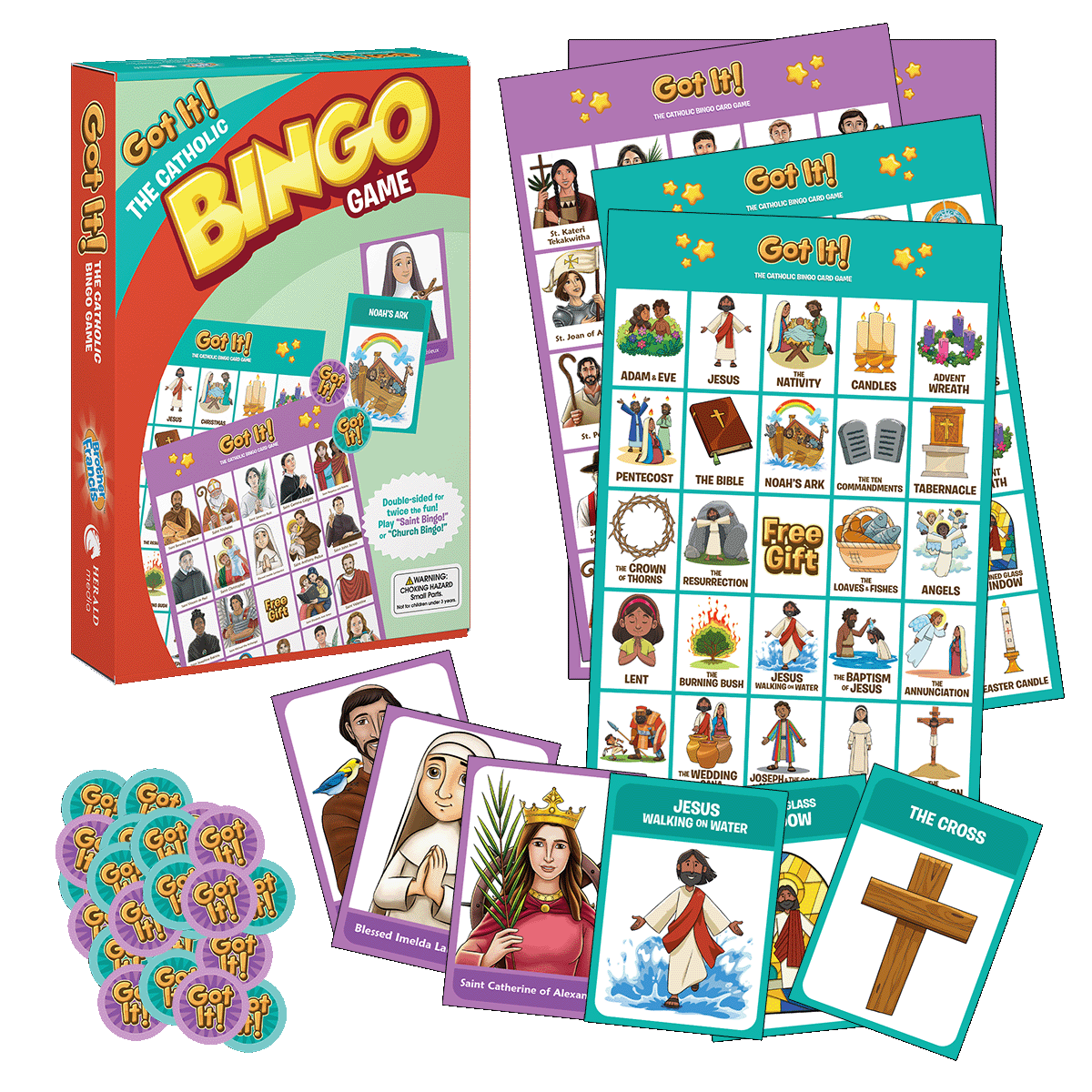 Catholic Saint bingo and church bingo