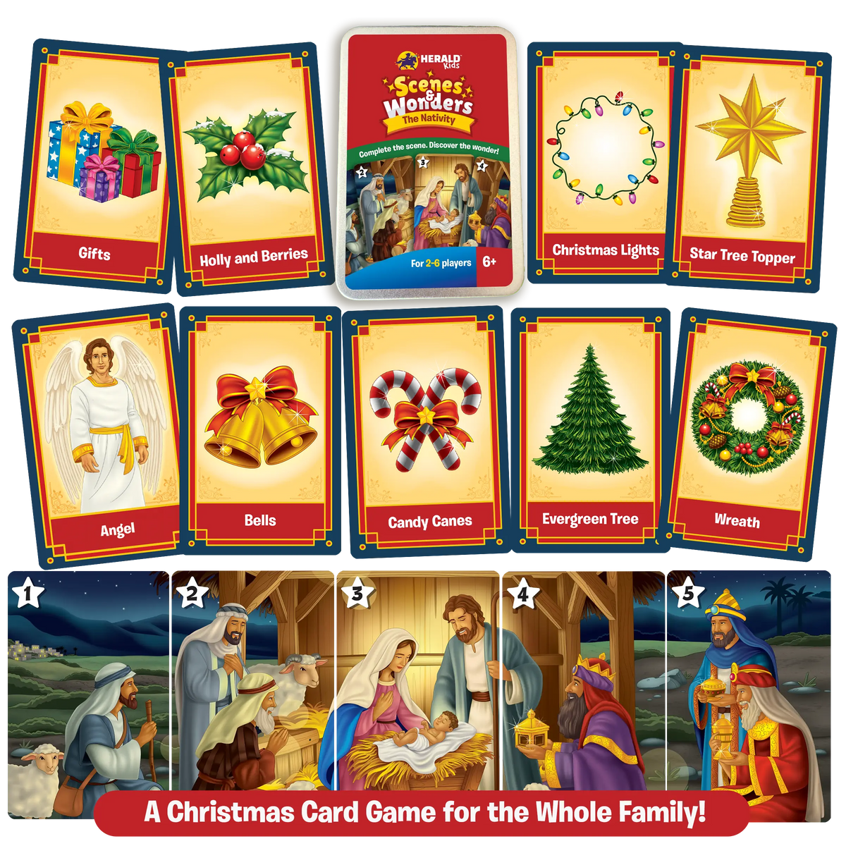 Scenes and Wonders: The Nativity - A Christmas Card Game