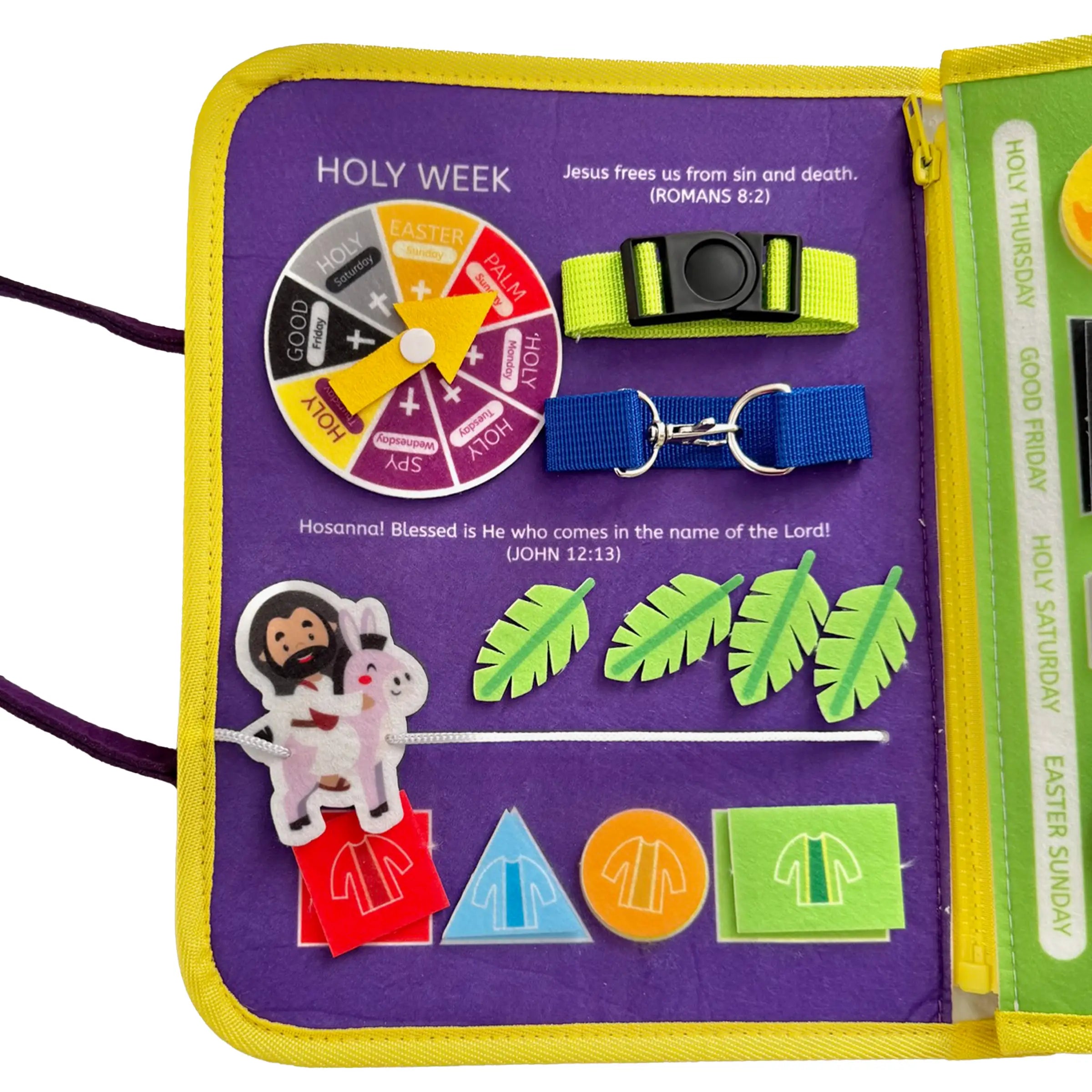 My Pray & Play Holy Week to Easter Busy Book - A Quiet Felt Book