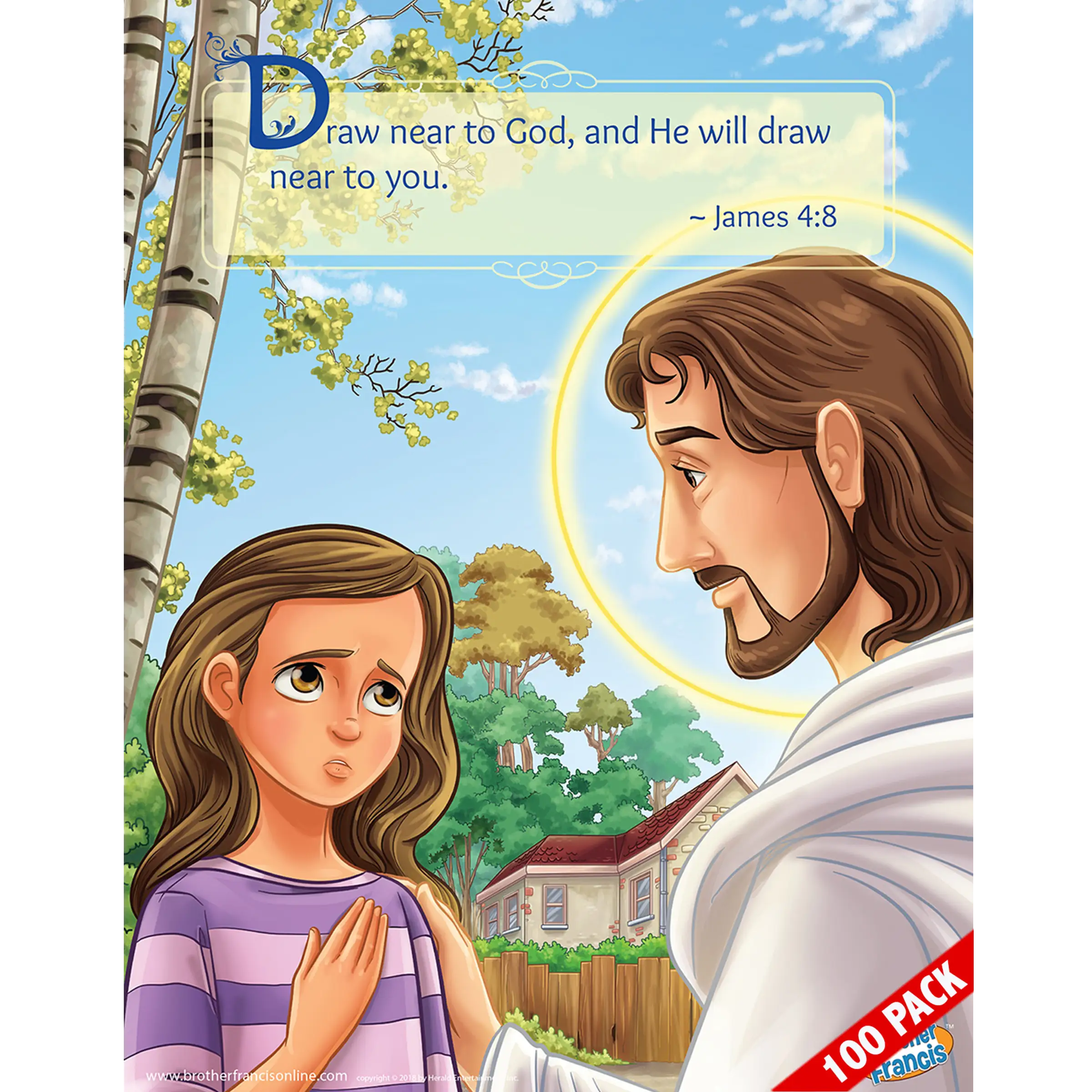 Brother Francis Mini Poster - Examination of Conscience (Girl)