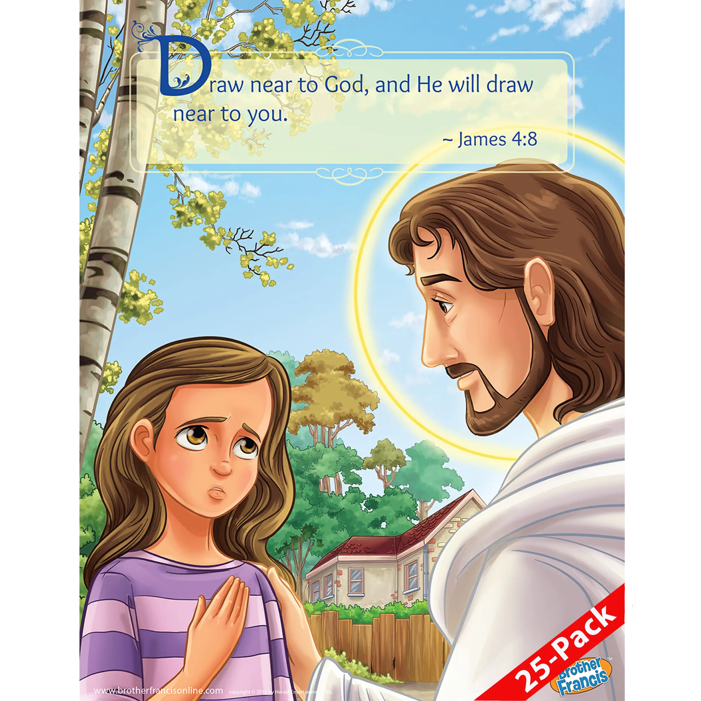 Brother Francis Mini Poster - Examination of Conscience (Girl)