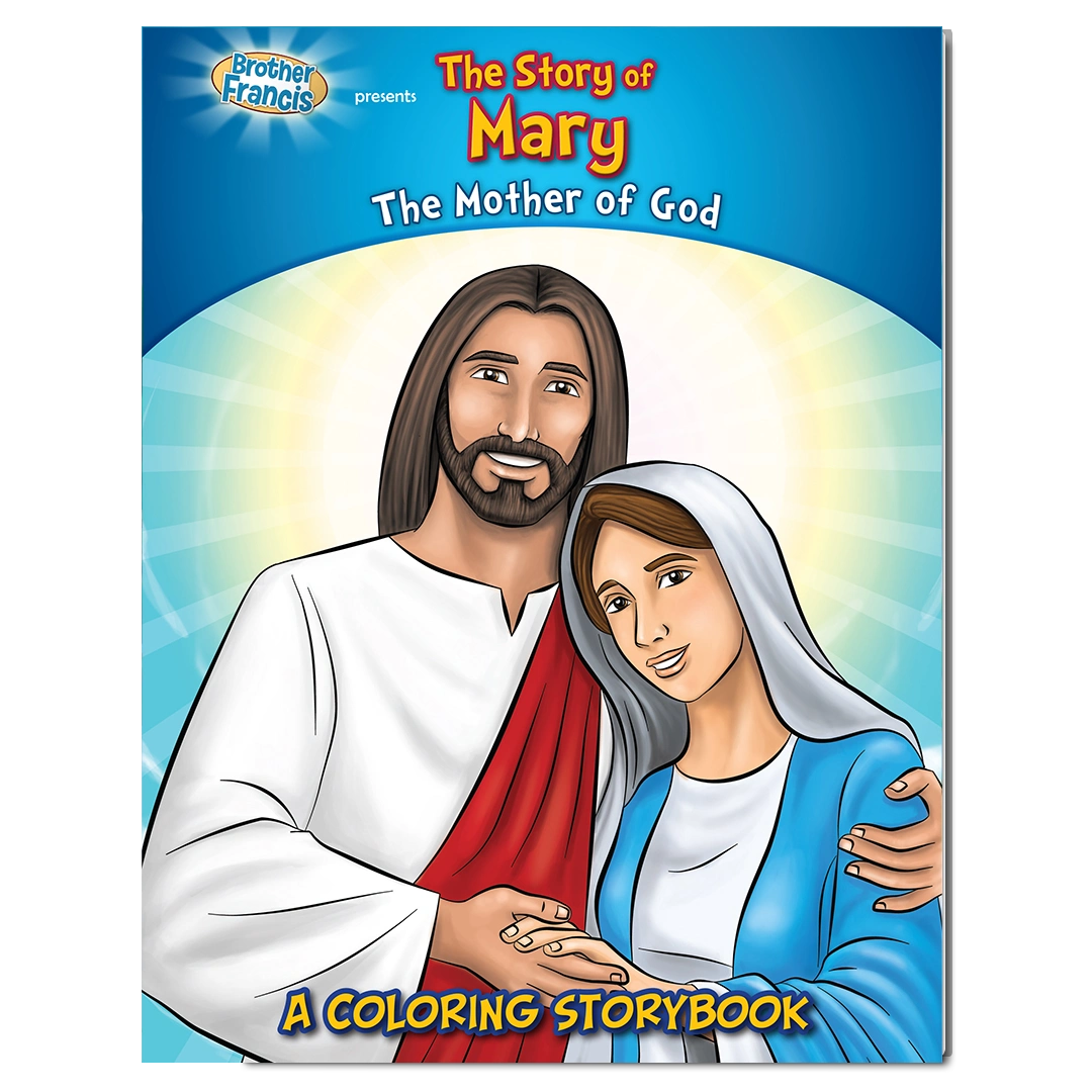 The Story of Mary coloring storybook