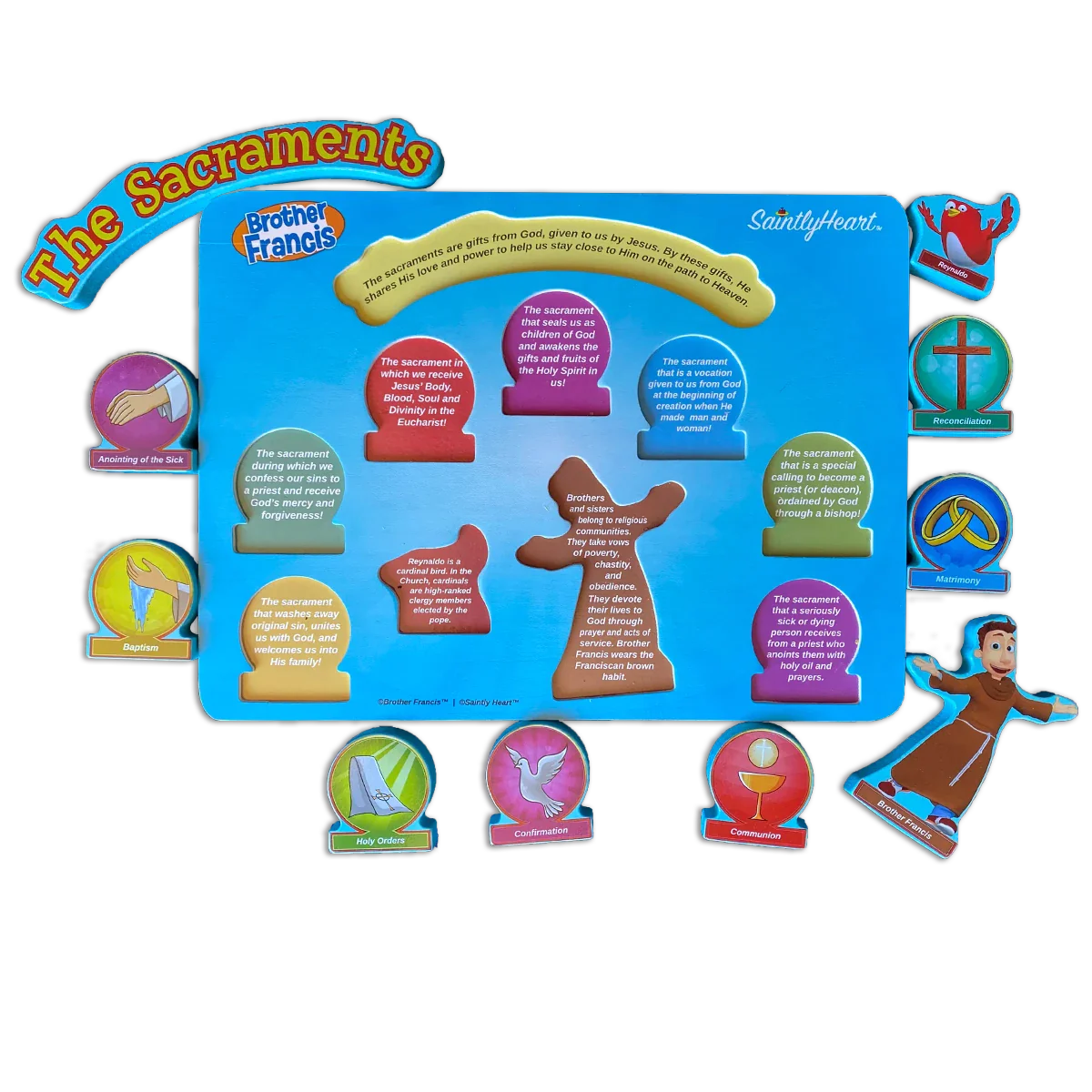 Church Playset and Sacraments Puzzle Toy Bundle