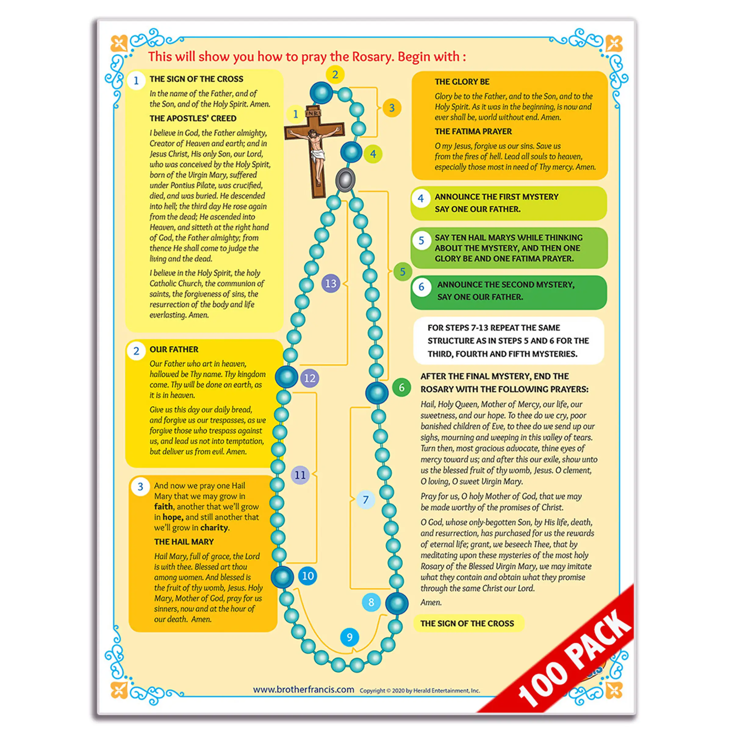 Brother Francis Mini Poster - The Rosary