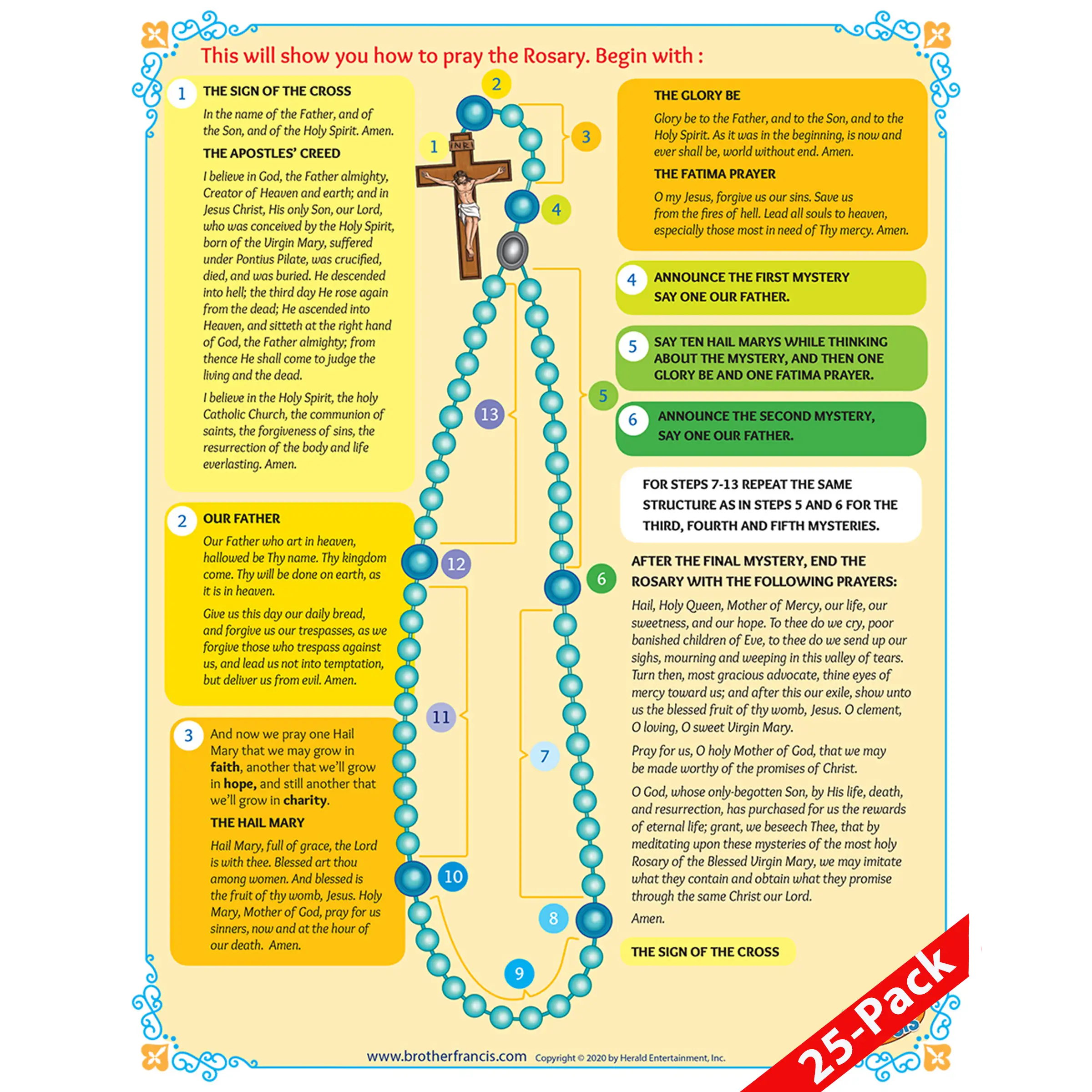 Brother Francis Mini Poster - The Rosary