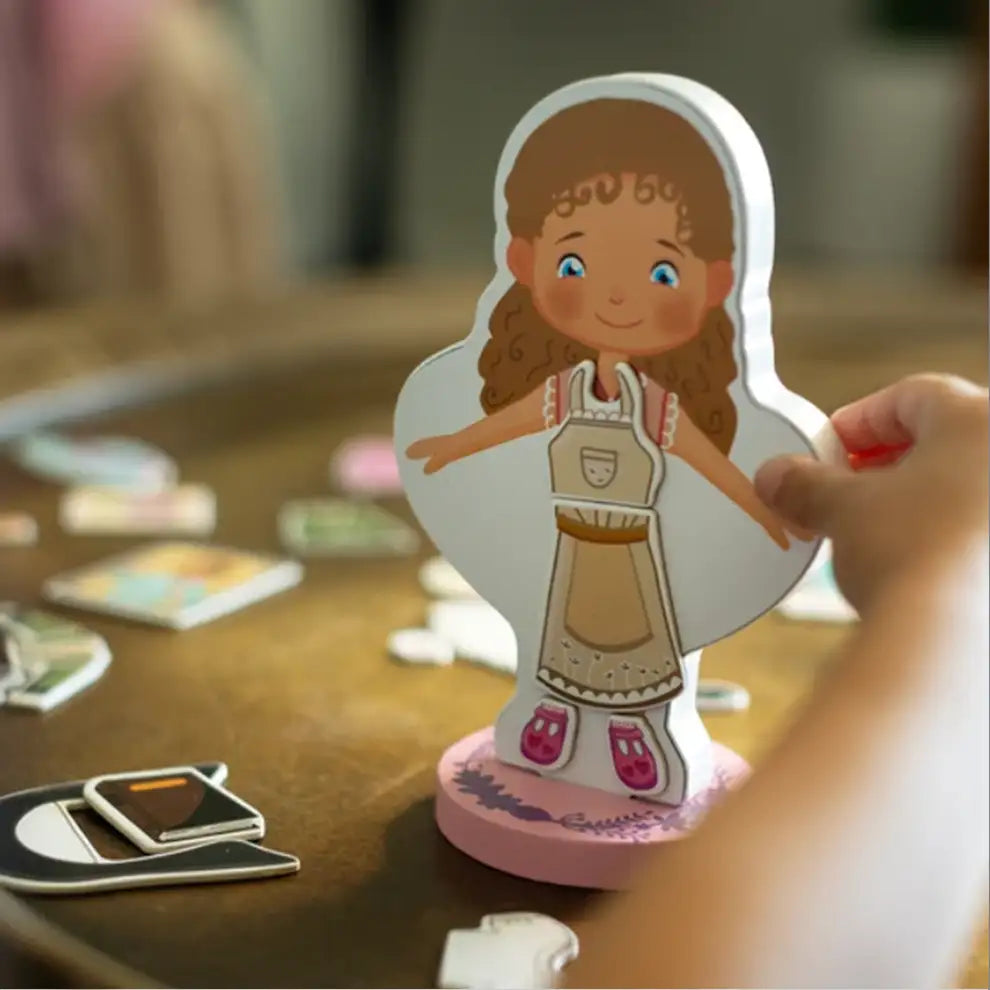 St. Therese Magnetic Wooden Dress-up Doll