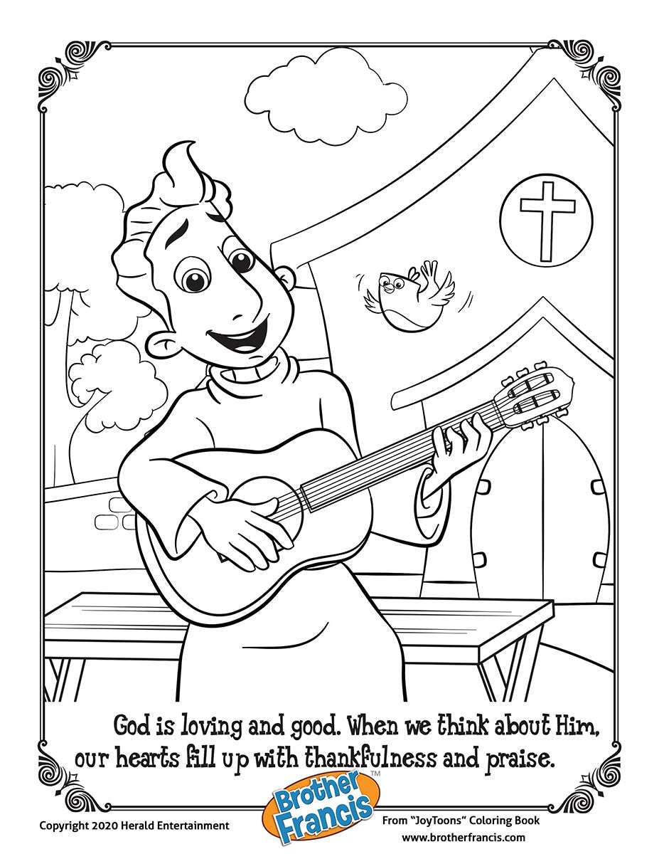 Download and Print - Thanksgiving Coloring Page