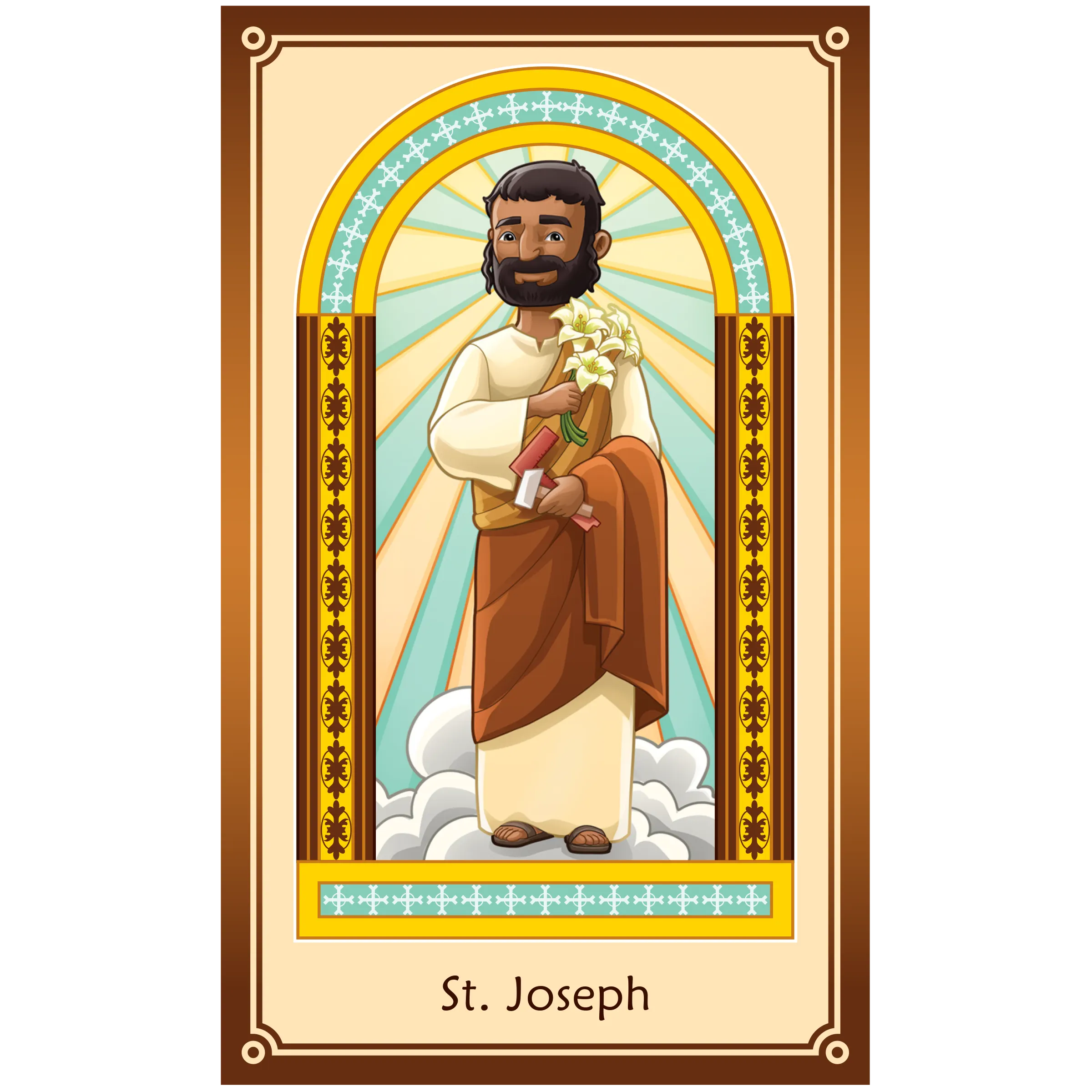 Chime Travelers Collectable Prayer Card - St. Joseph