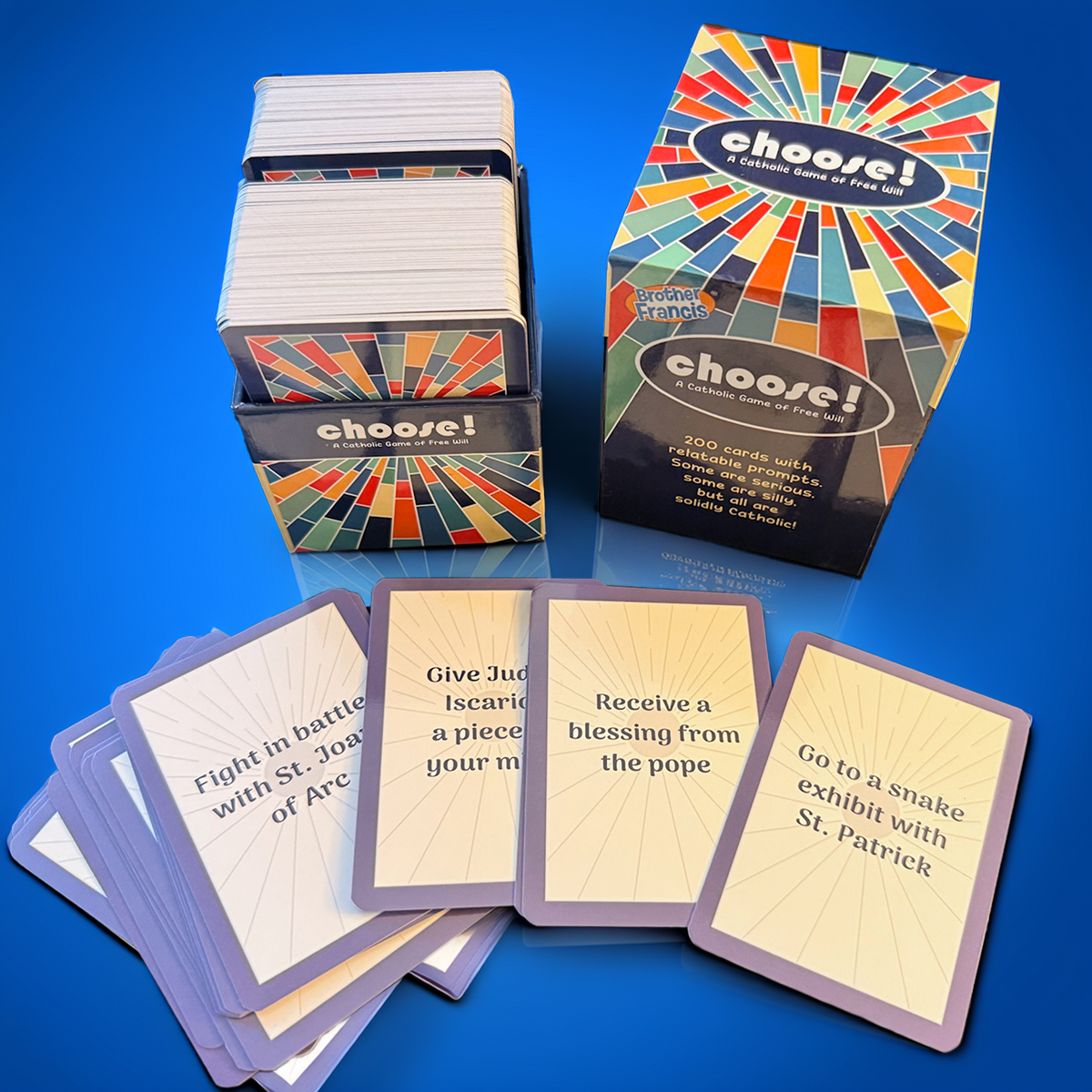 Catholic Family Game Bundle: Bingo, Choose, Fun-Fact-Faith