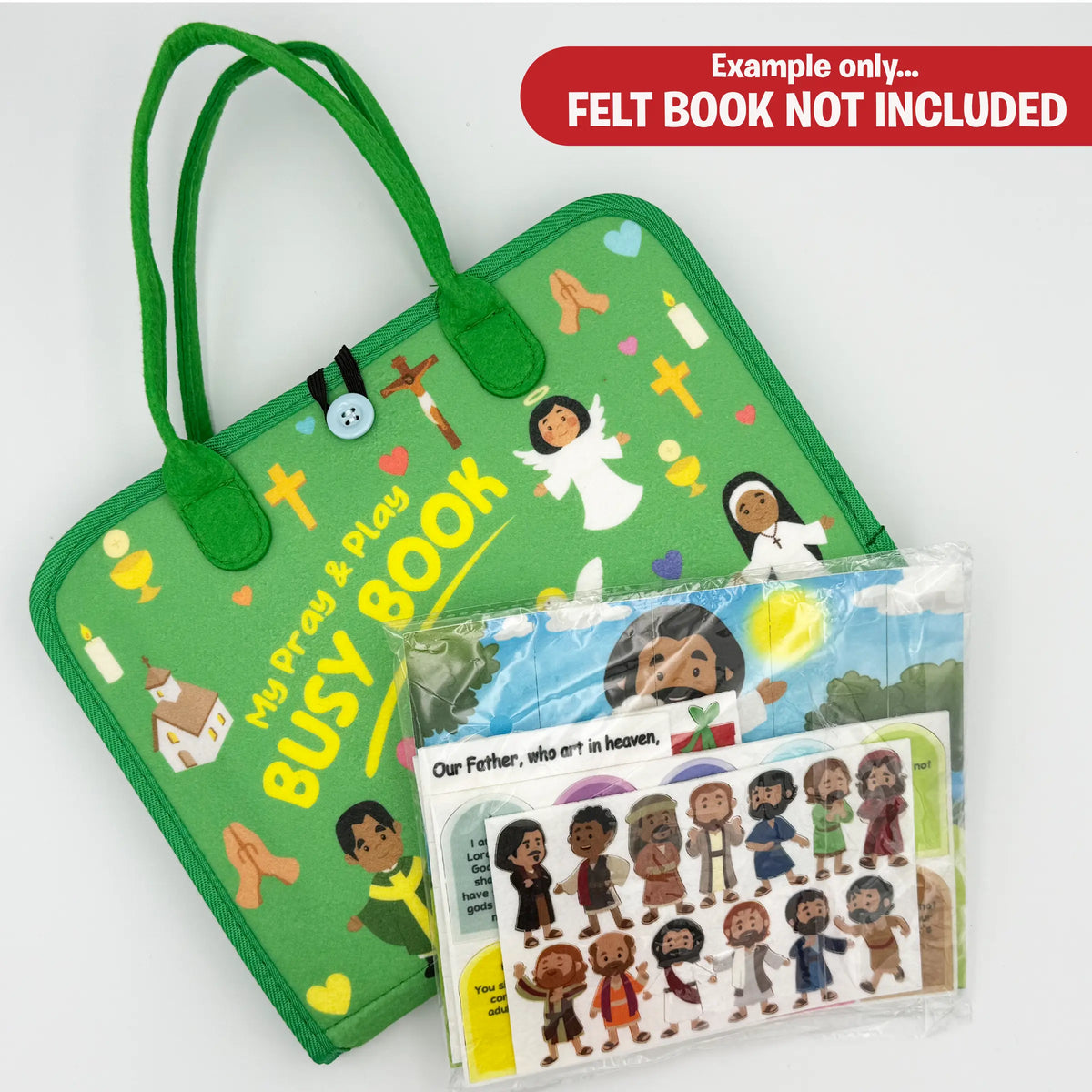 My Pray and Play Busy Book Replacement Felt Pieces