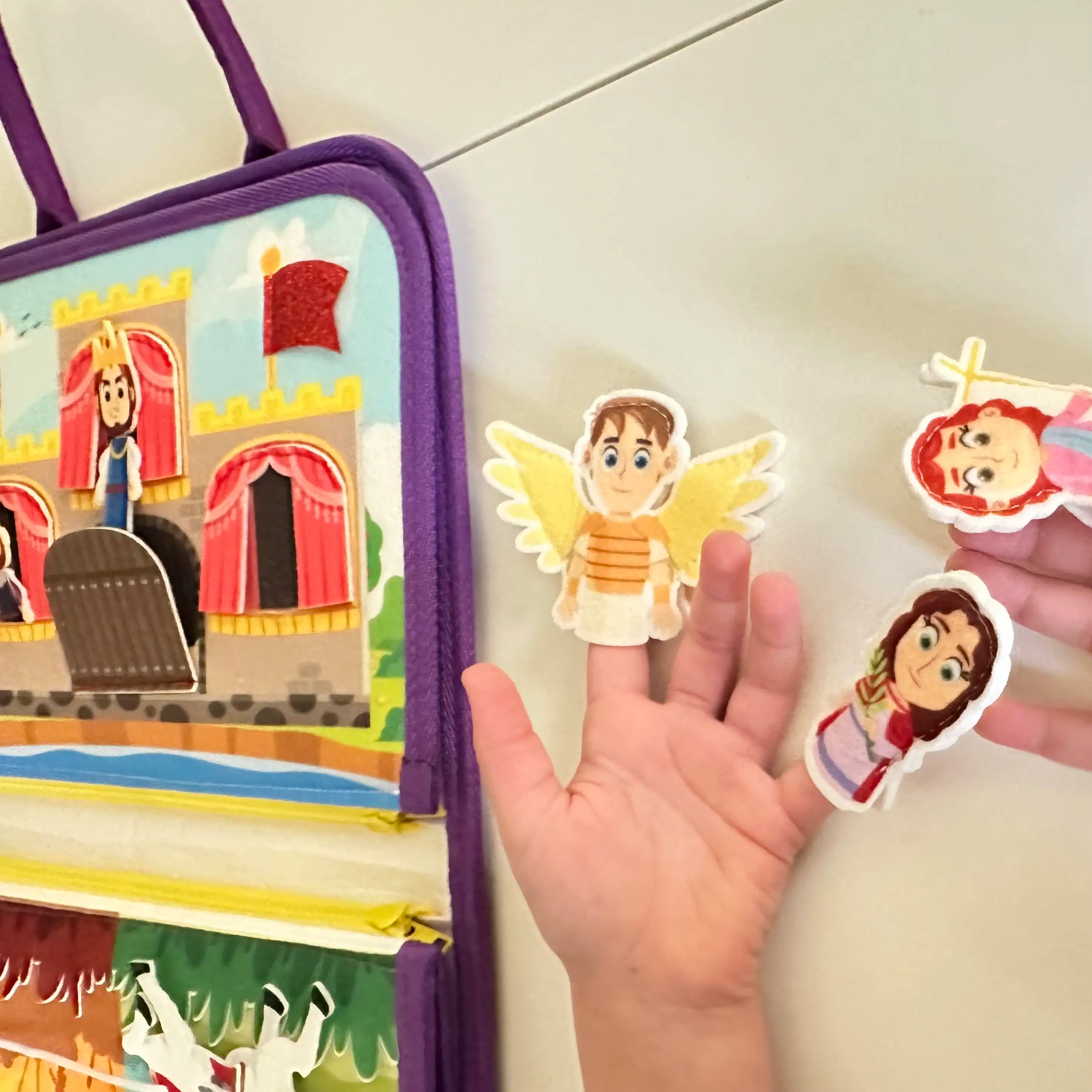 finger puppets from gods princesses felt busy book volume 1