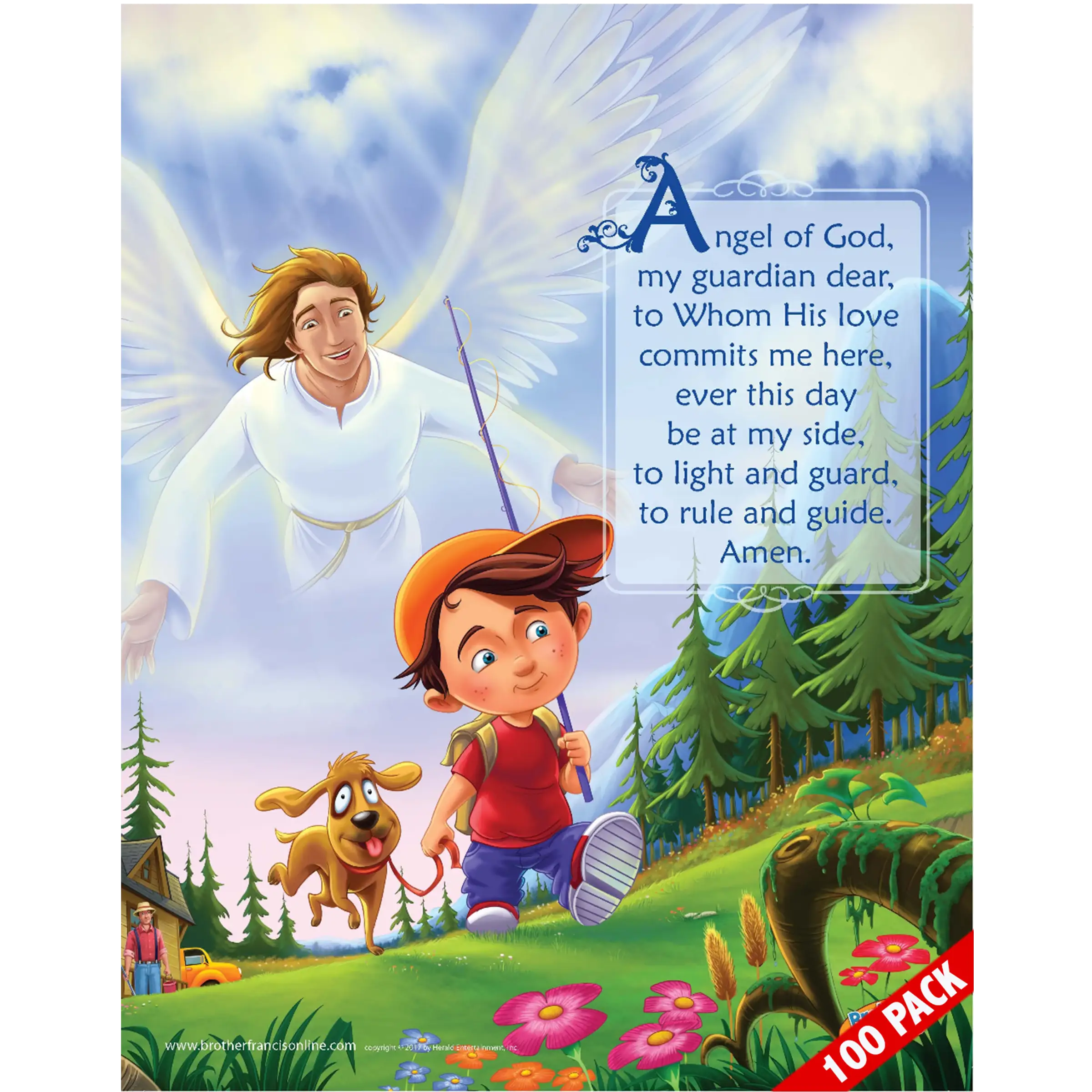Brother Francis Mini Poster - Guardian Angel