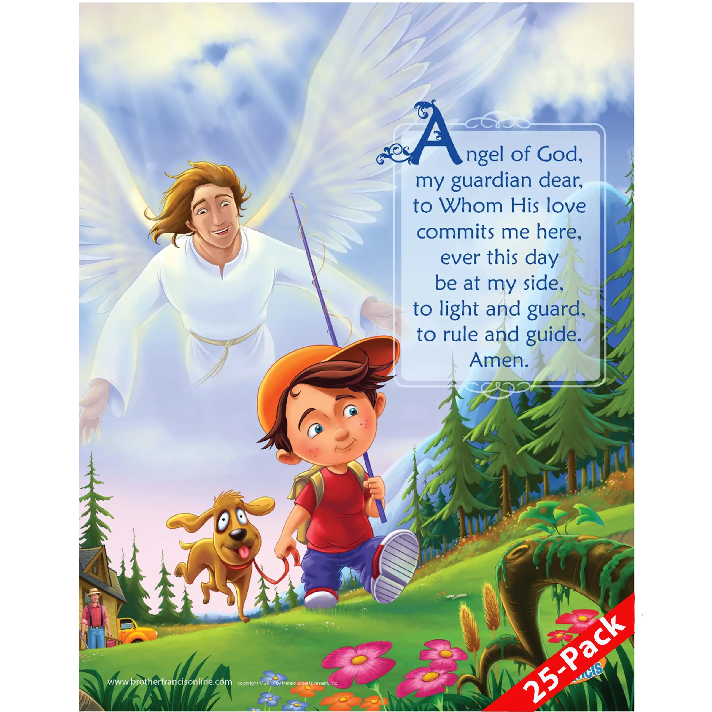 Brother Francis Mini Poster - Guardian Angel