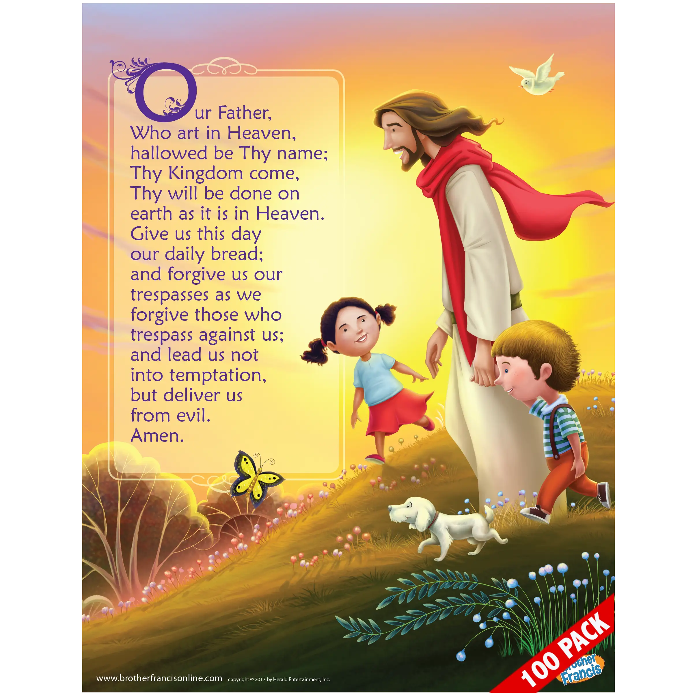 Brother Francis Mini Poster - Our Father