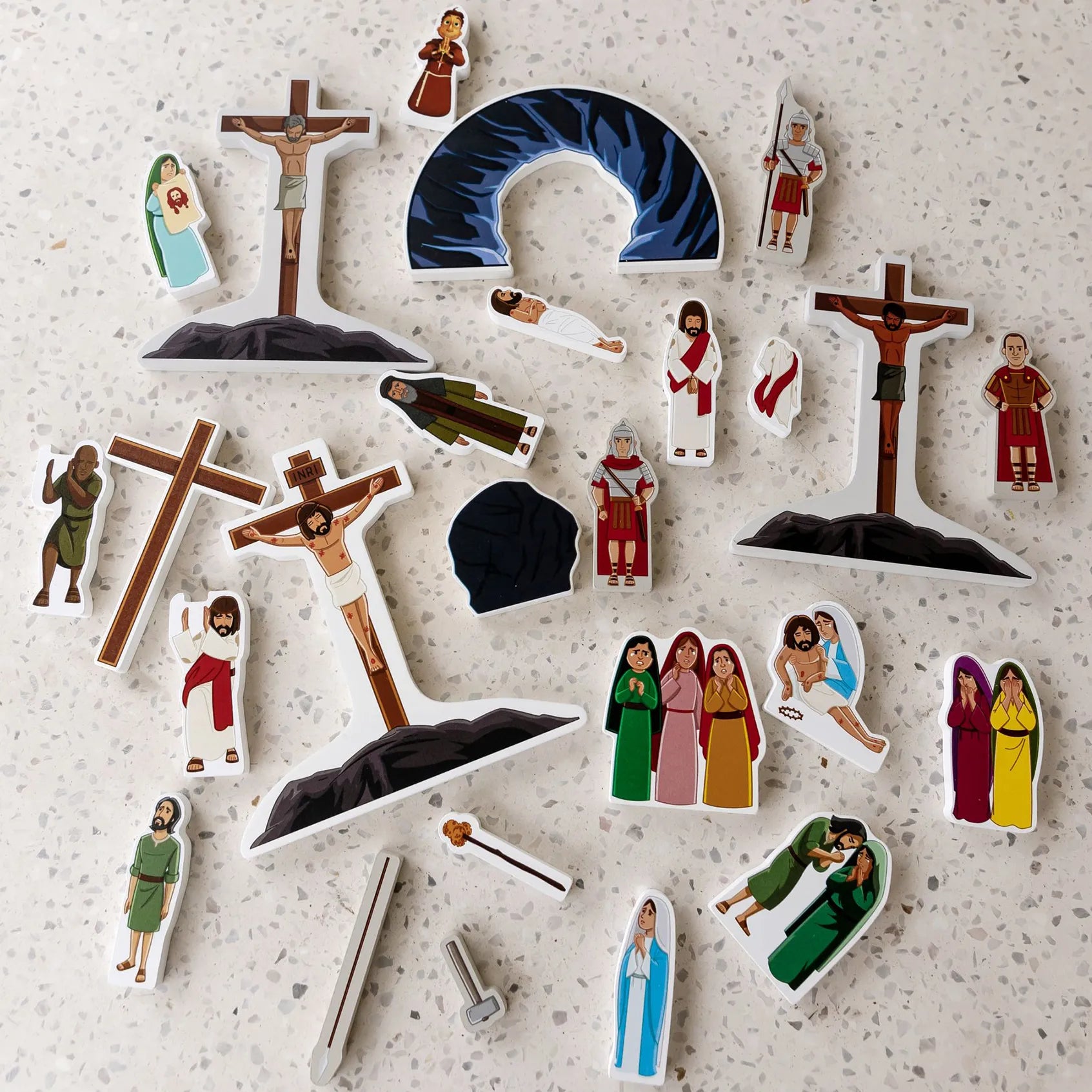 Stations of the Cross Pray & Play Set - By Saintly Heart™ & Brother Francis™