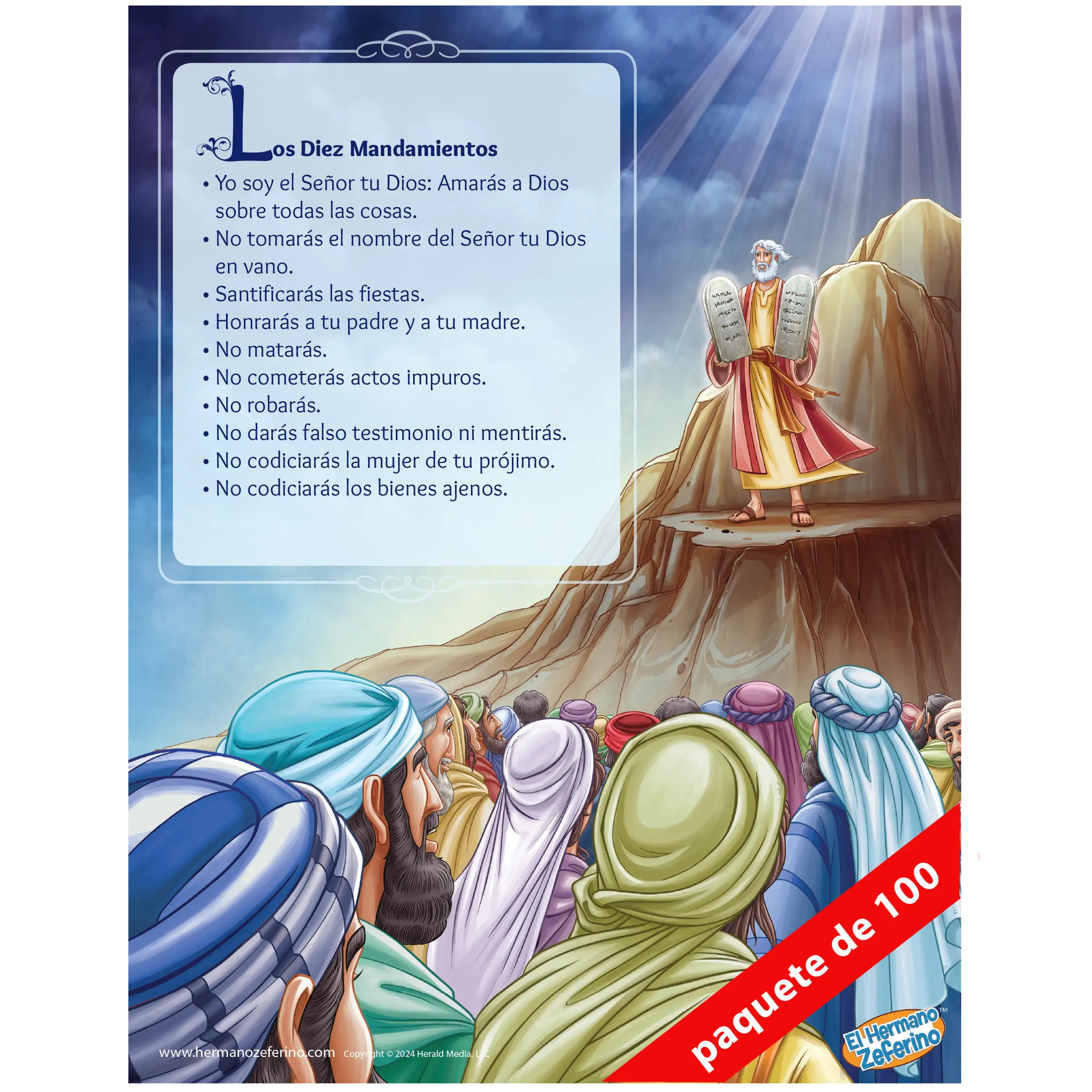 Mini póster - Los Diez Mandamientos