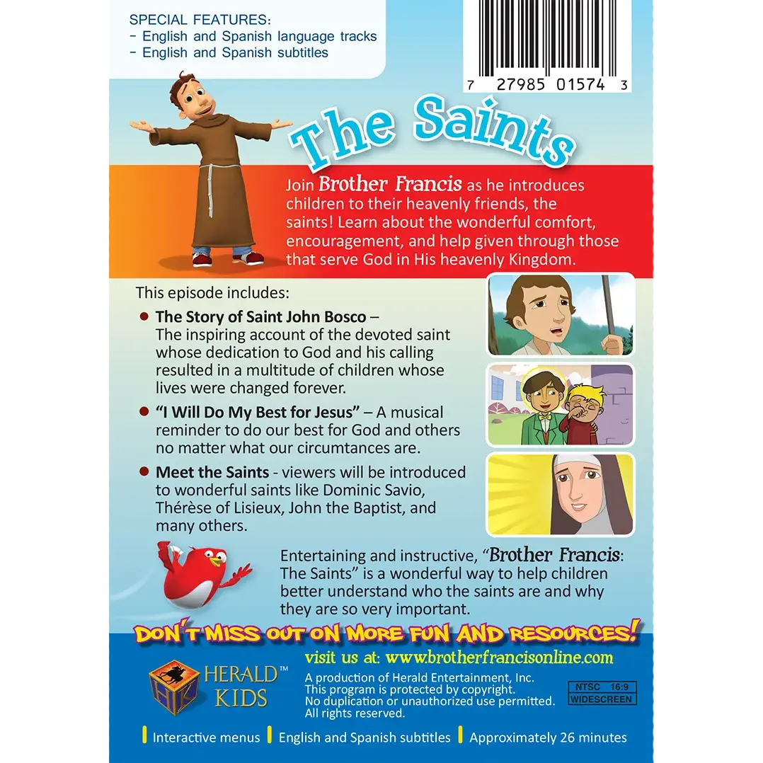 Brother Francis DVD Ep. 8: The Saints