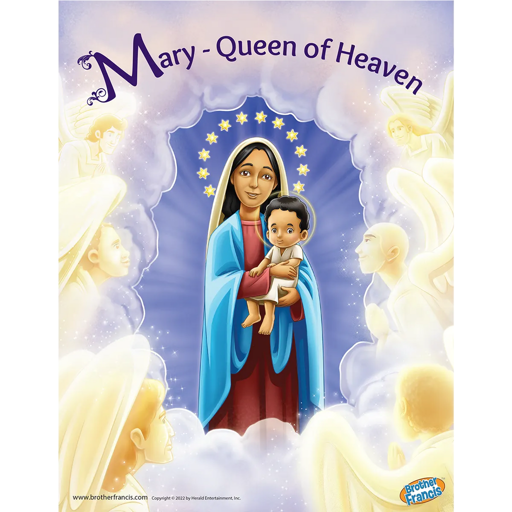 MaryQueenofHeavenMiniPoster.