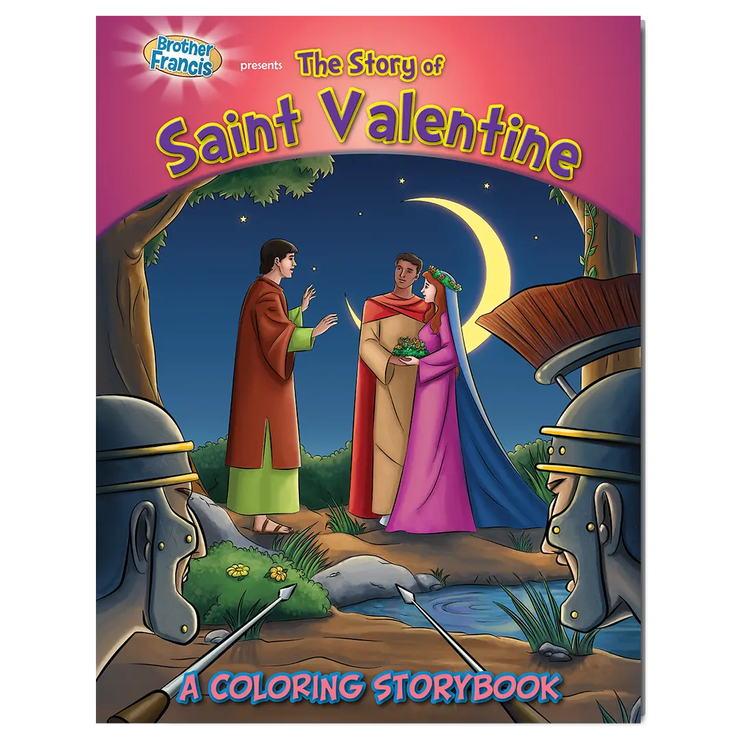Coloring Storybook: The Story of Saint Valentine