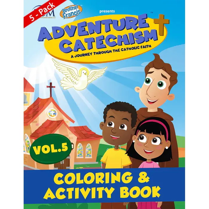 5-Pack of Adventure Catechism Volume 5 - Coloring and Activity Book