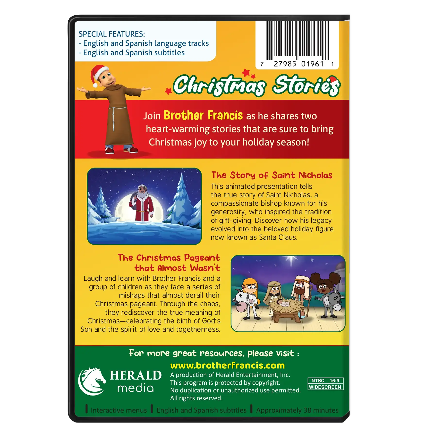 Brother Francis DVD Ep. 23: Christmas Stories