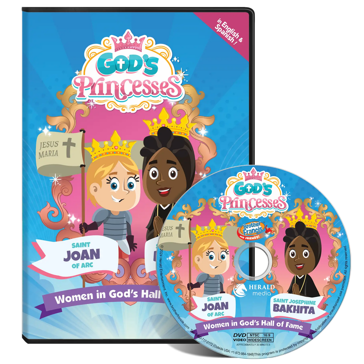 Brother Francis DVD Ep. 25: God's Princesses - St. Joan of Arc and St. Josephine Bakhita