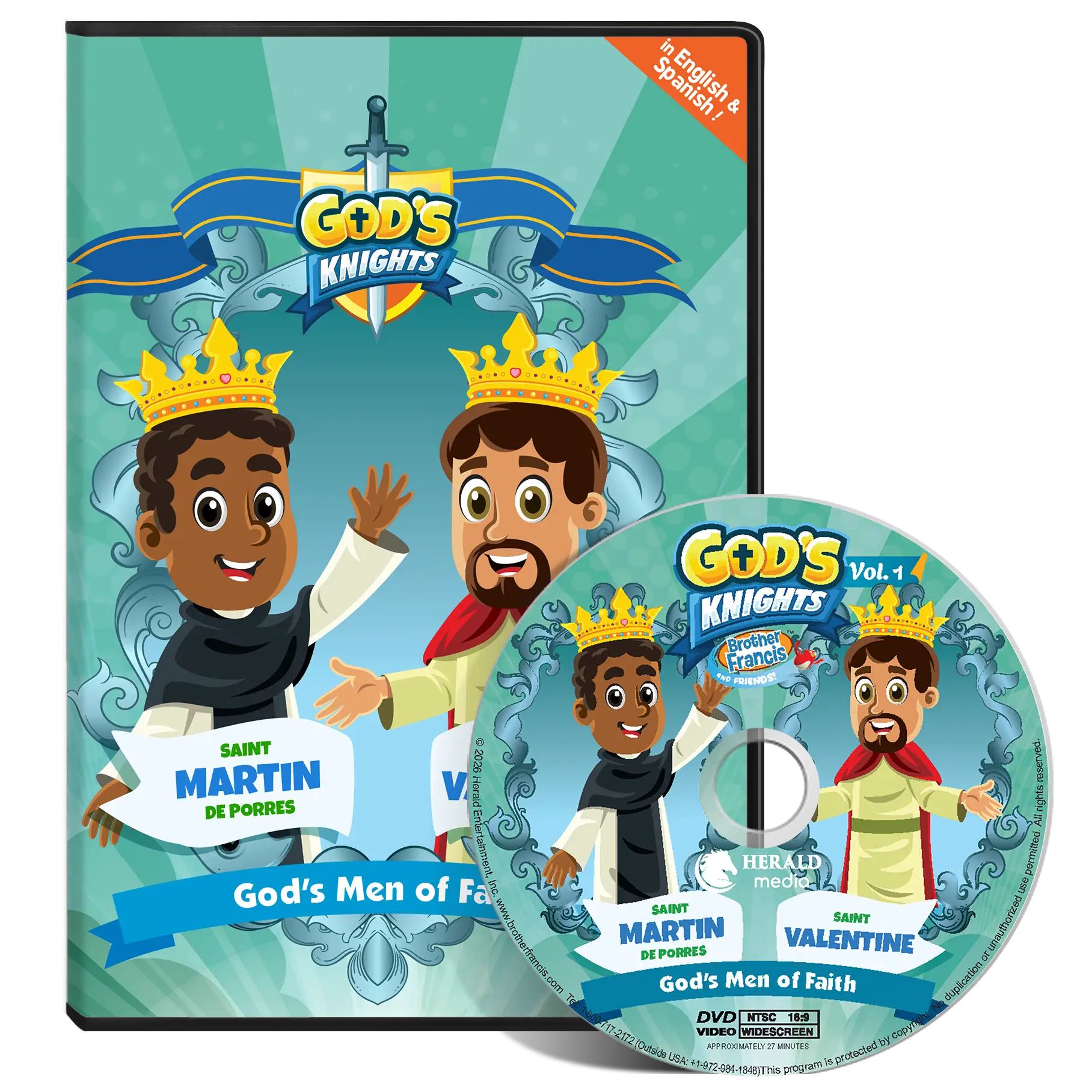 Brother Francis DVD Ep. 27: God's Knights Vol. 1 - St. Martin de Porres and St. Valentine