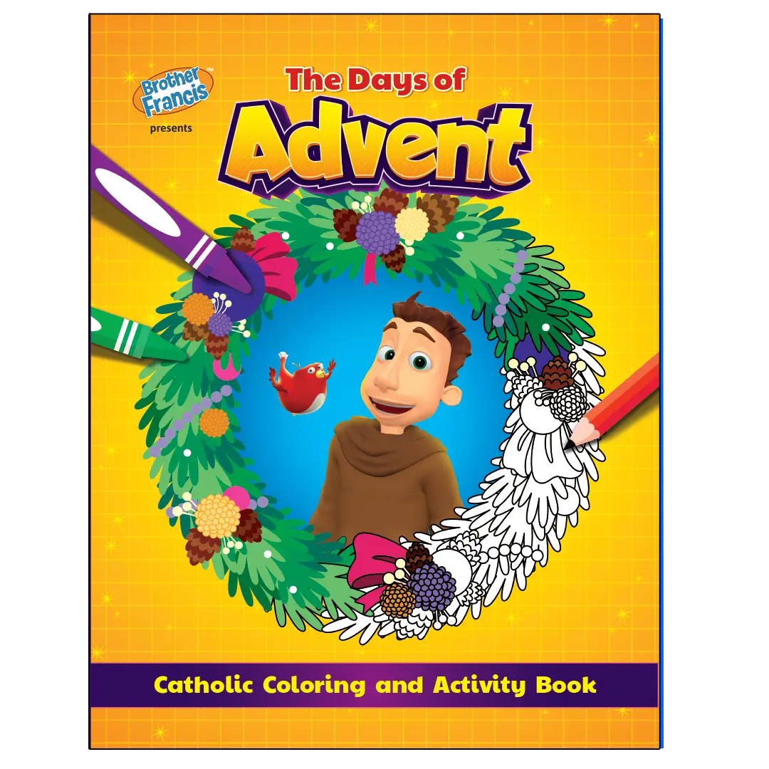 The Days of Advent - 60-Page Catholic Coloring and Activity Book