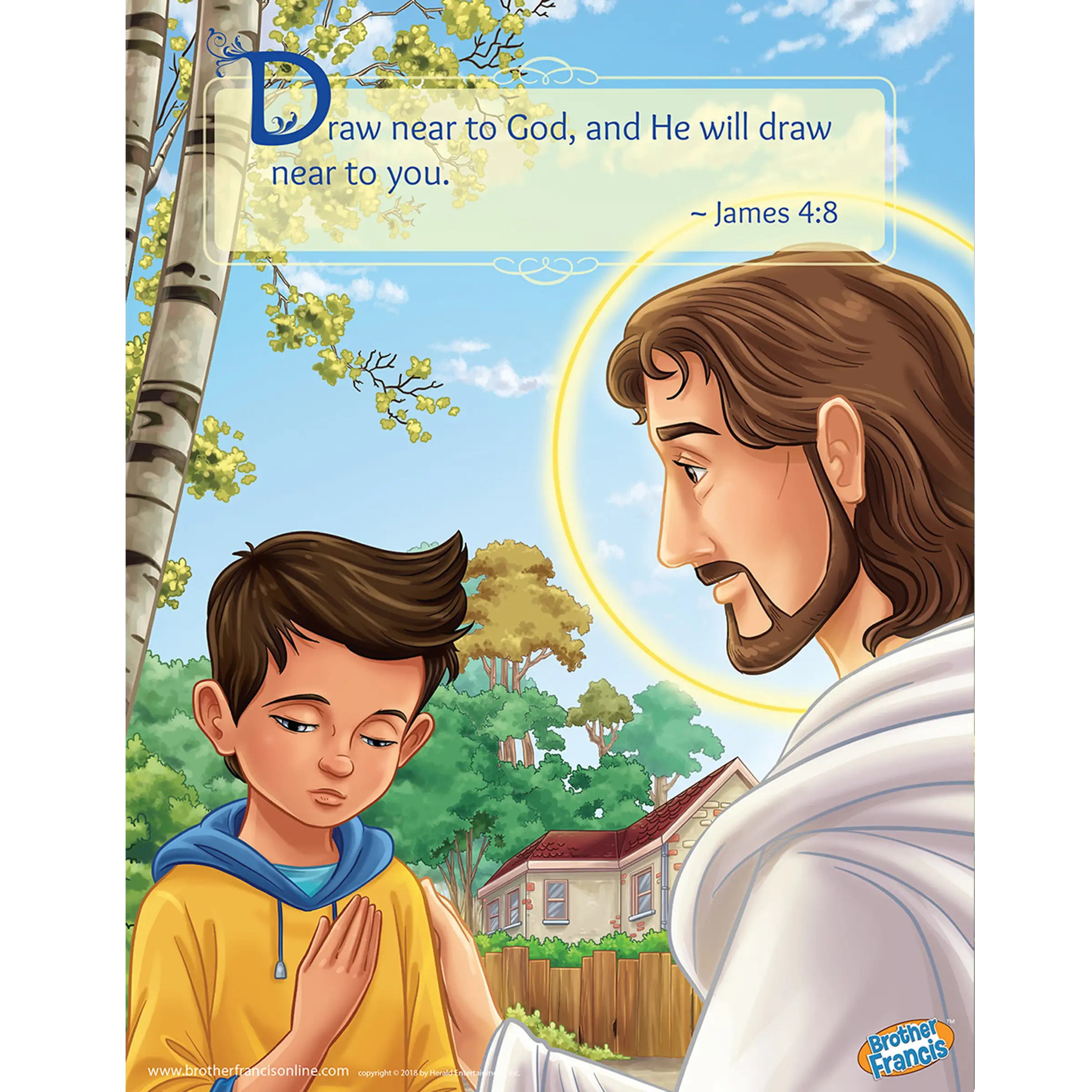 Brother Francis Mini Poster - Examination of Conscience (Boy)