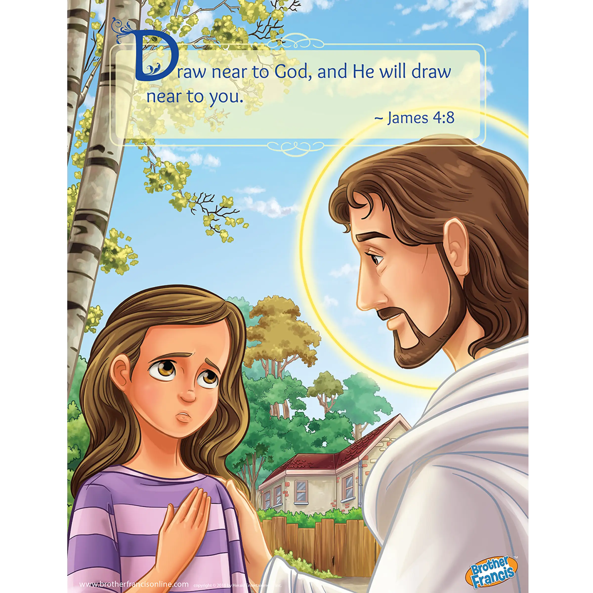Brother Francis Mini Poster - Examination of Conscience (Girl)
