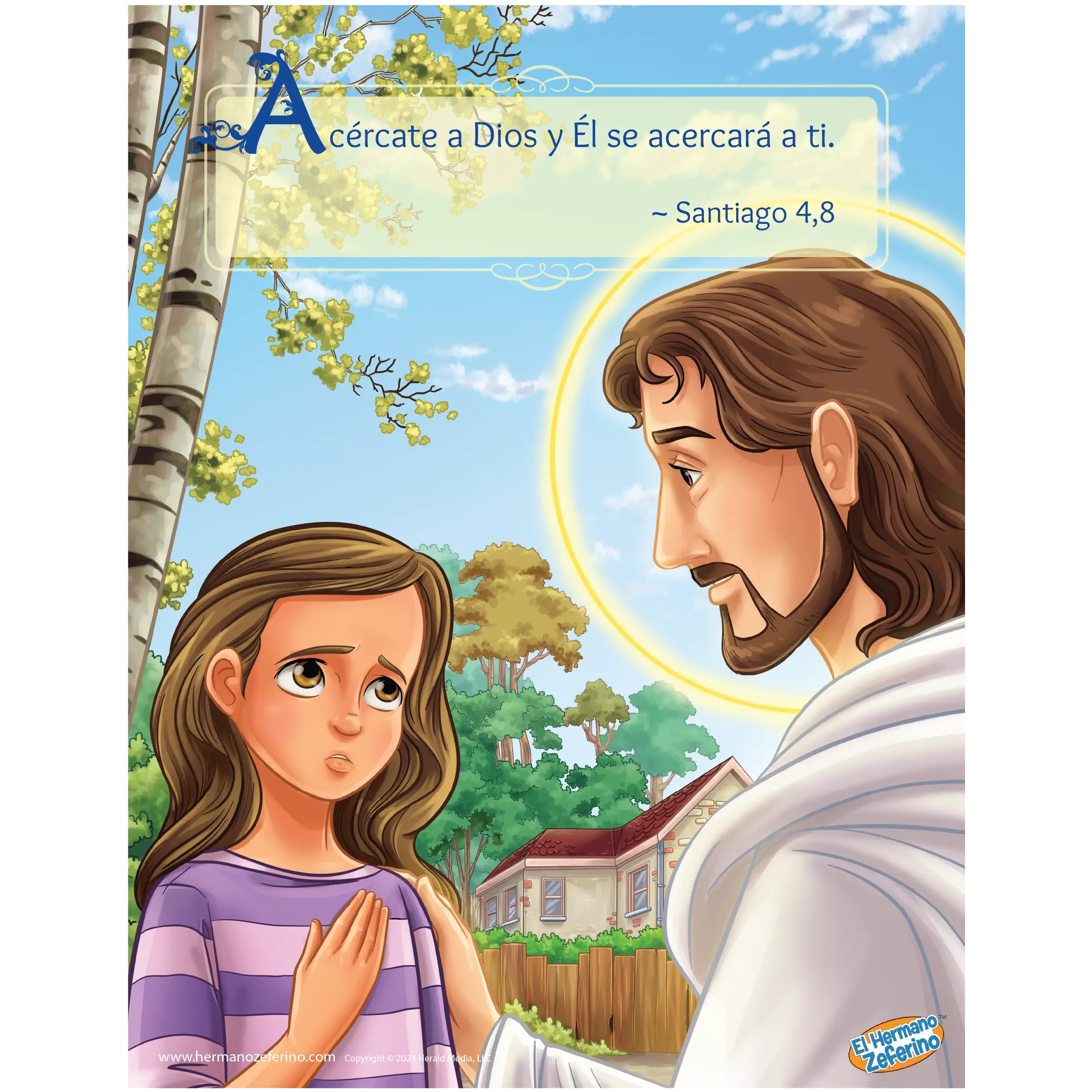 Mini póster - Examen de Conciencia Niña