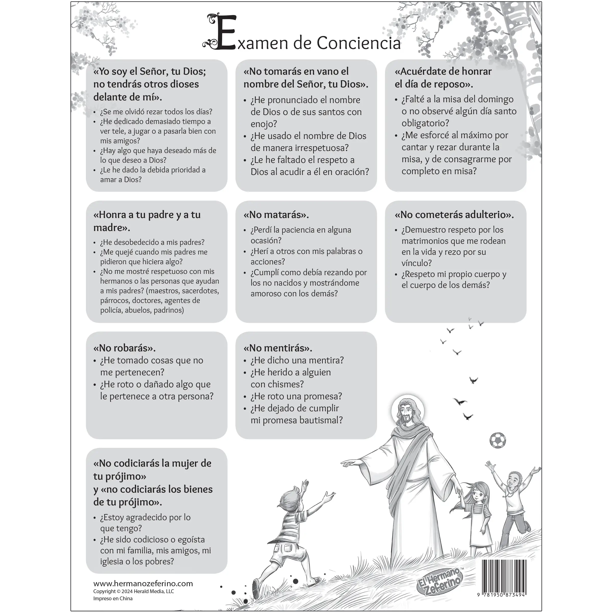 Mini póster - Examen de Conciencia Niño
