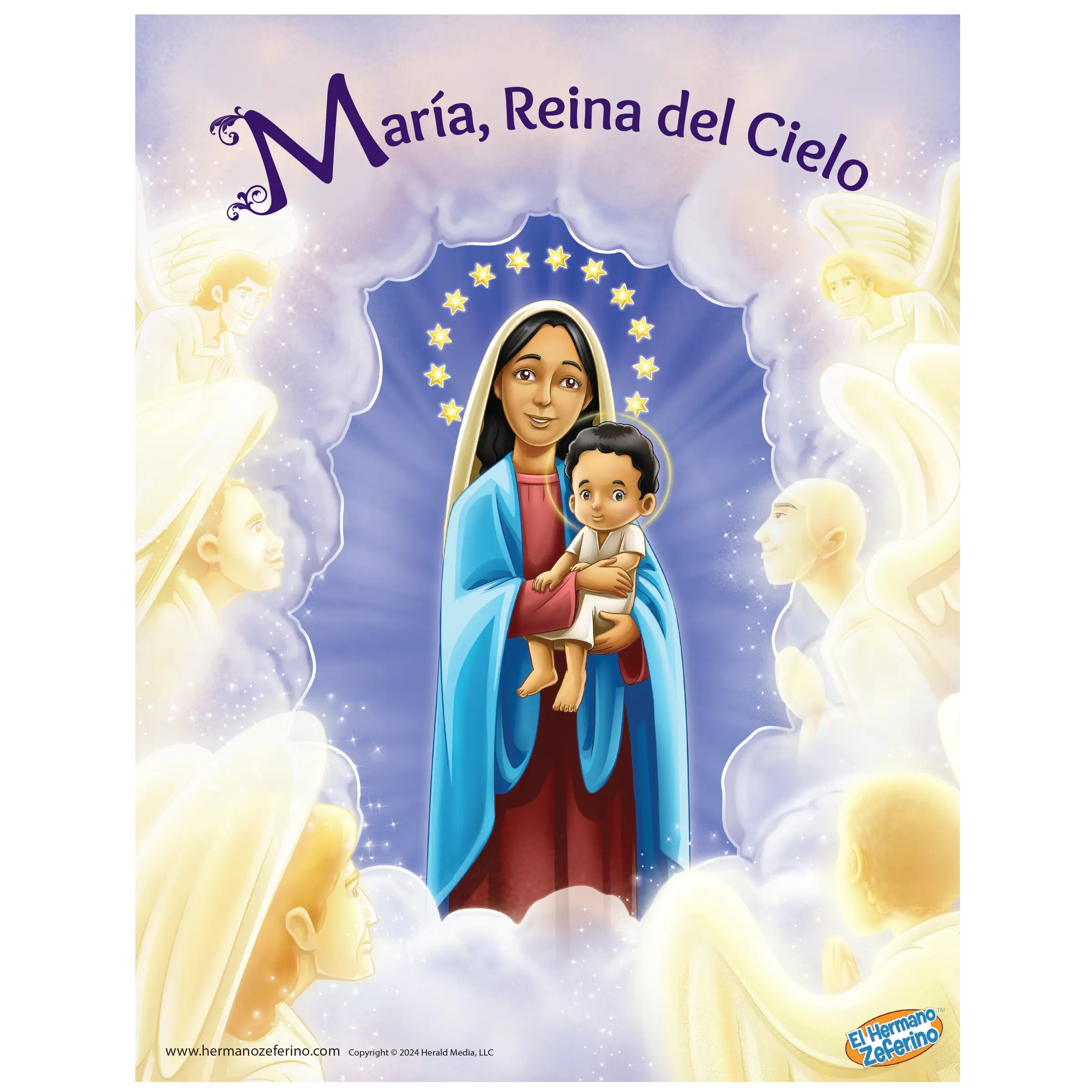 Mini póster - María, Reina del Cielo