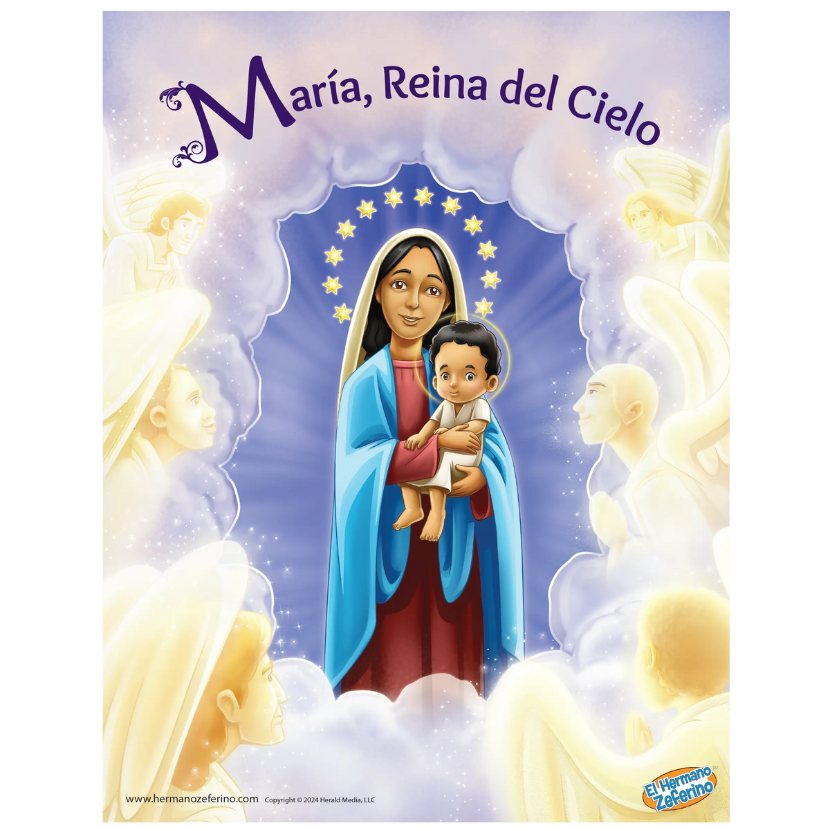 Mini póster - María, Reina del Cielo