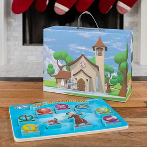 Church Playset and Sacraments Puzzle Toy Bundle
