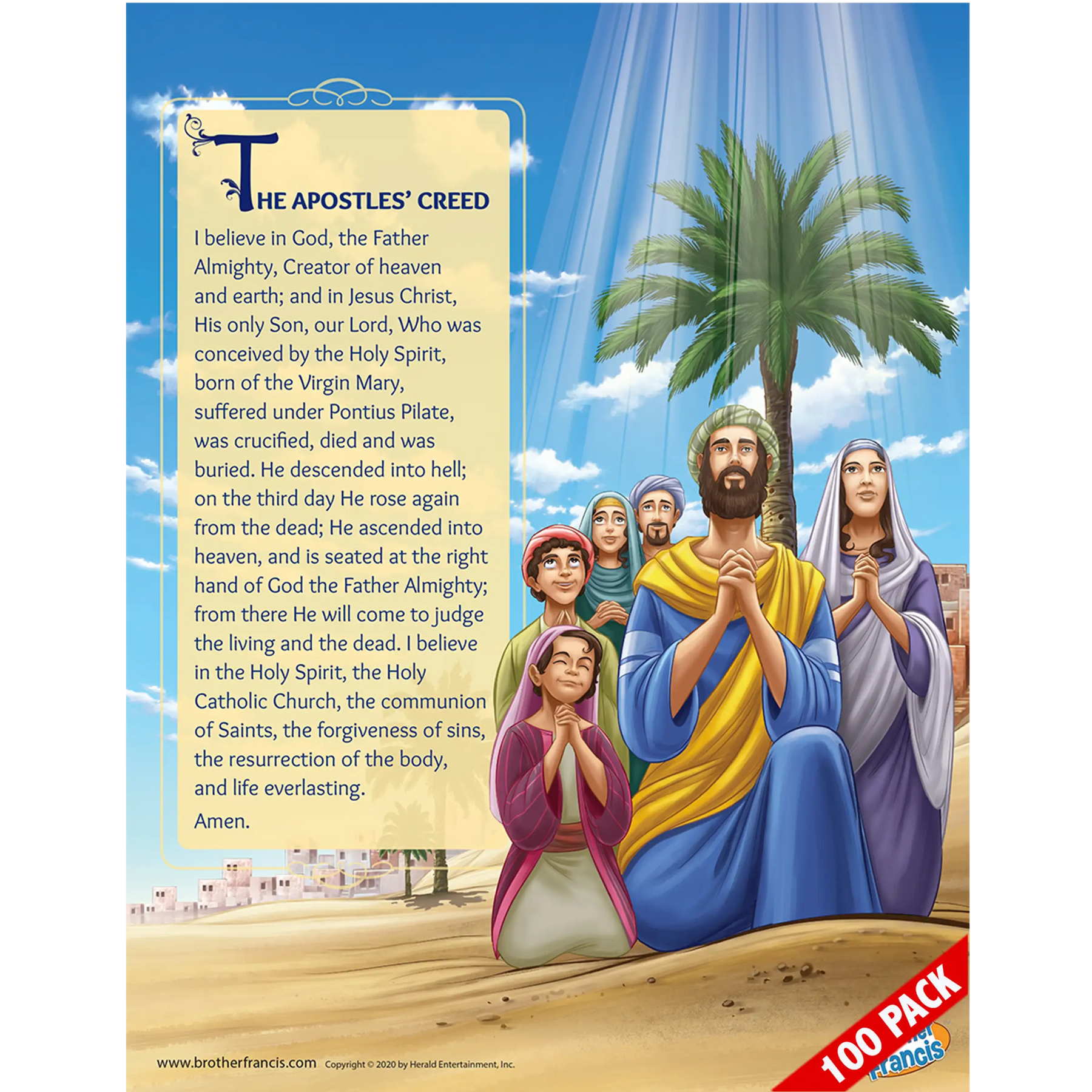 Brother Francis Mini Poster - The Apostles' Creed