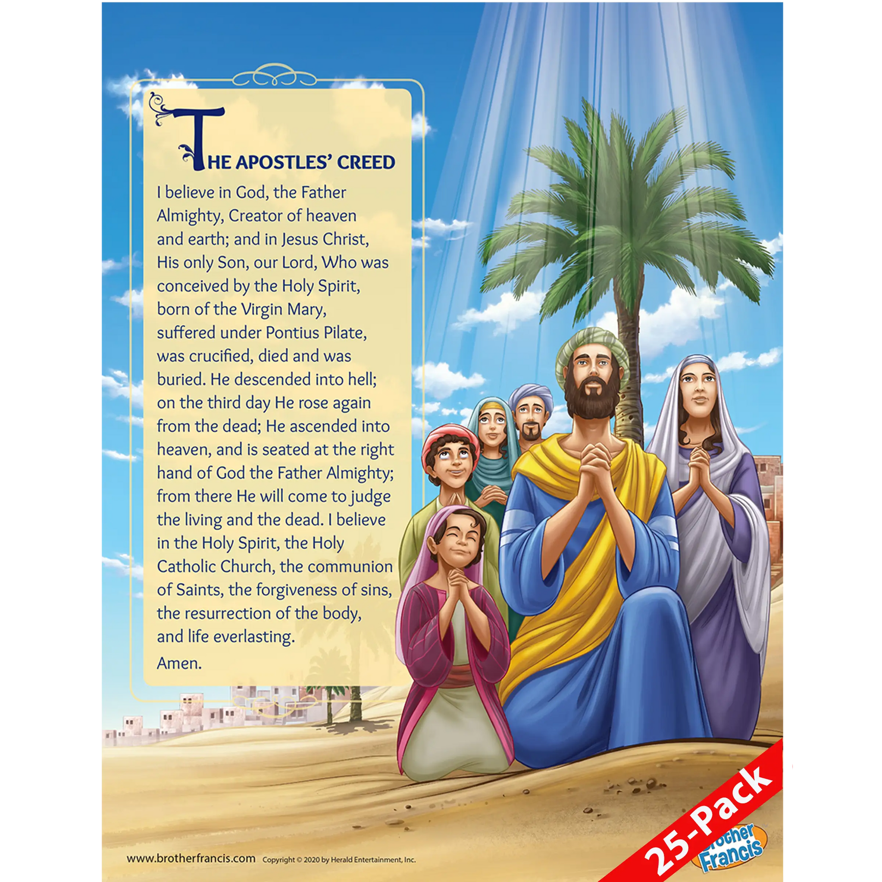 Brother Francis Mini Poster - The Apostles' Creed