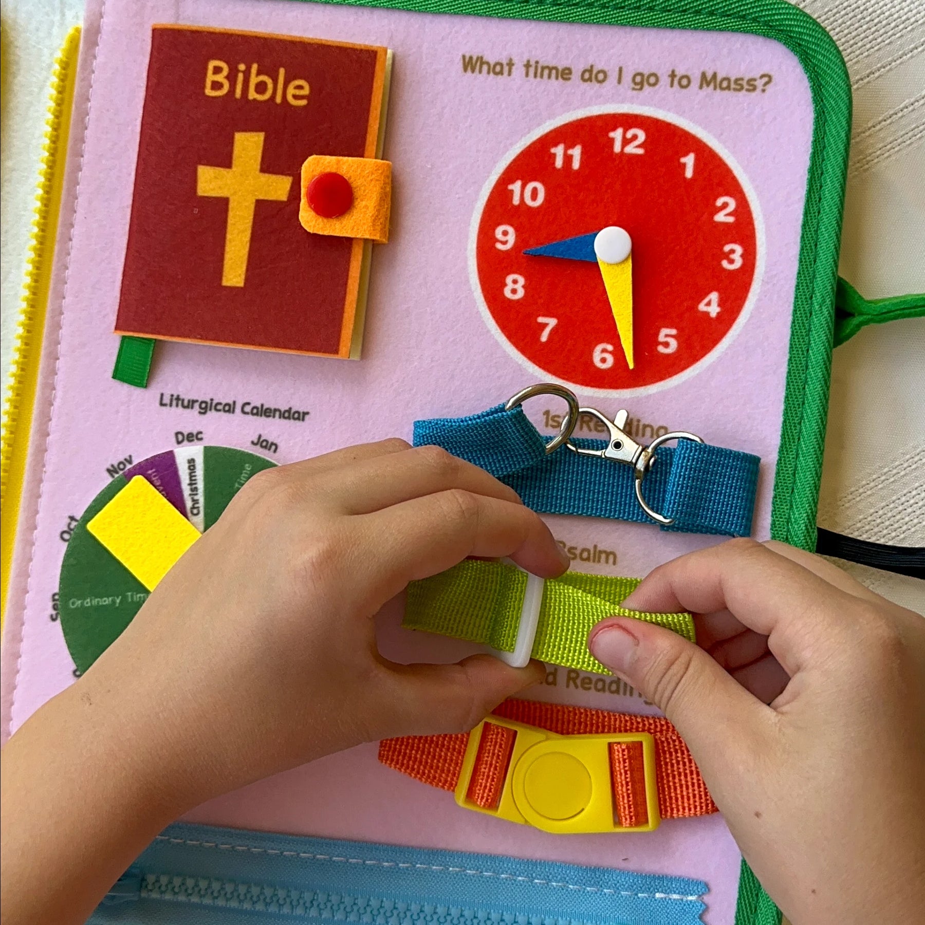 My Pray and Play Busy Book - A Quiet Felt Book