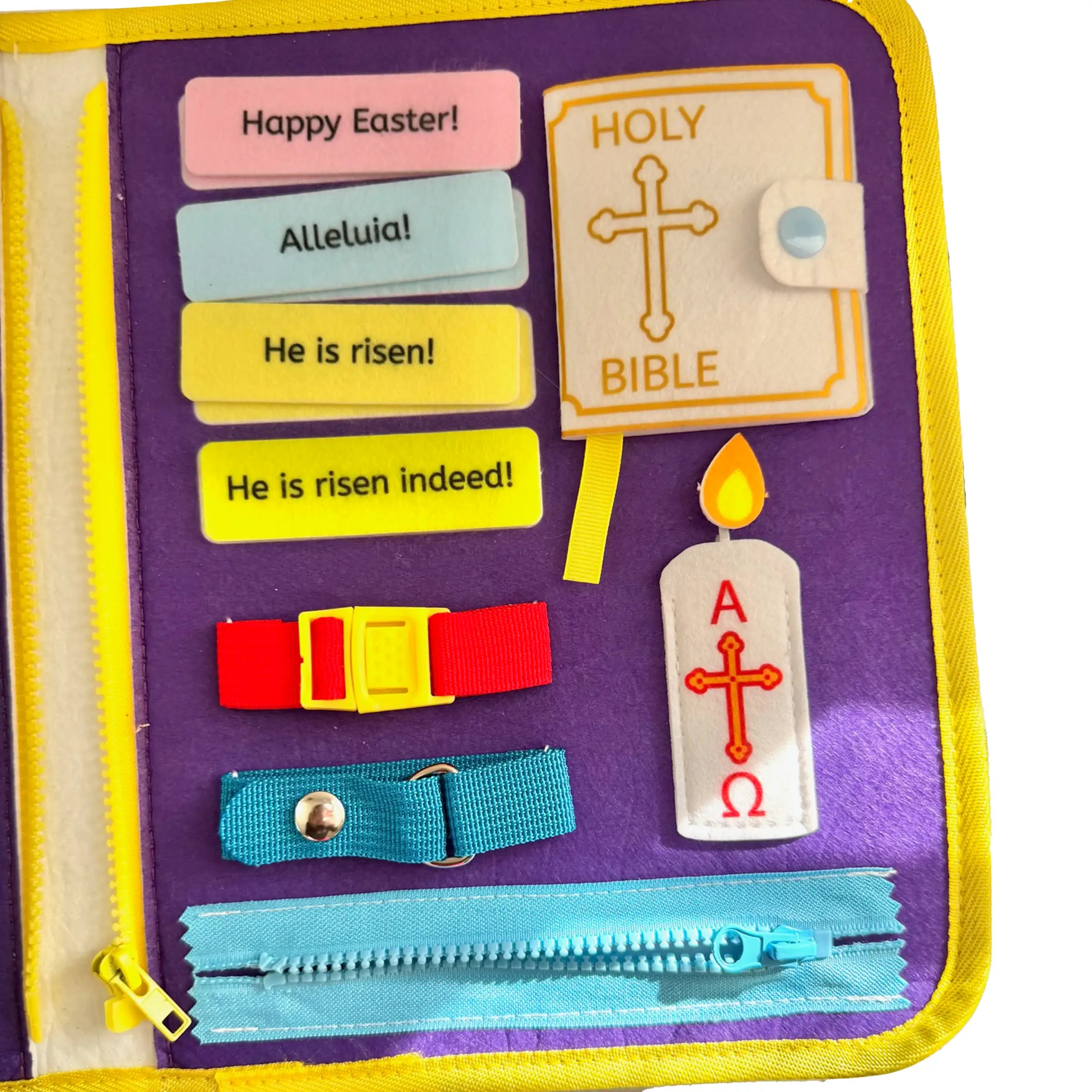 My Pray & Play Holy Week to Easter Busy Book - A Quiet Felt Book