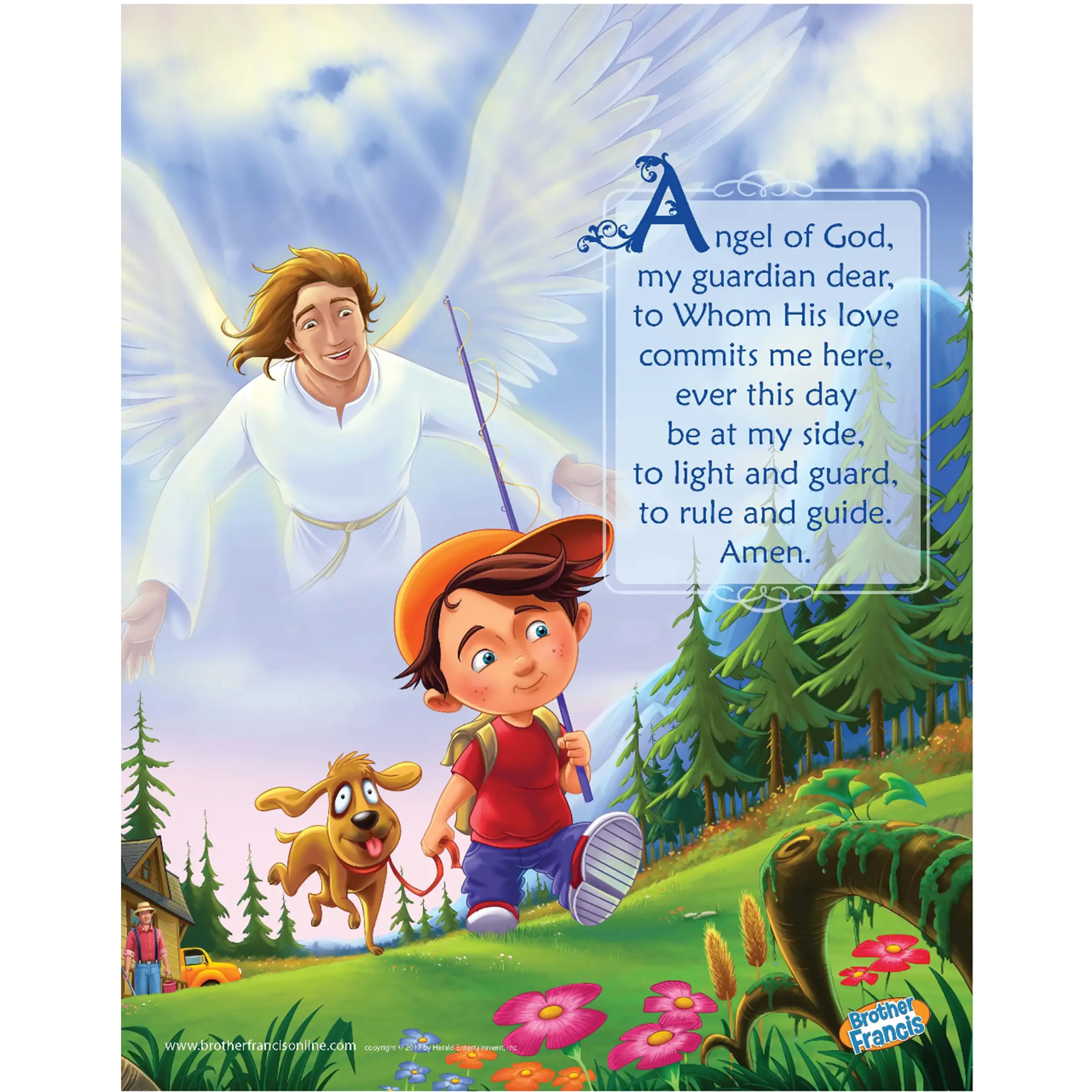 Brother Francis Mini Poster - Guardian Angel