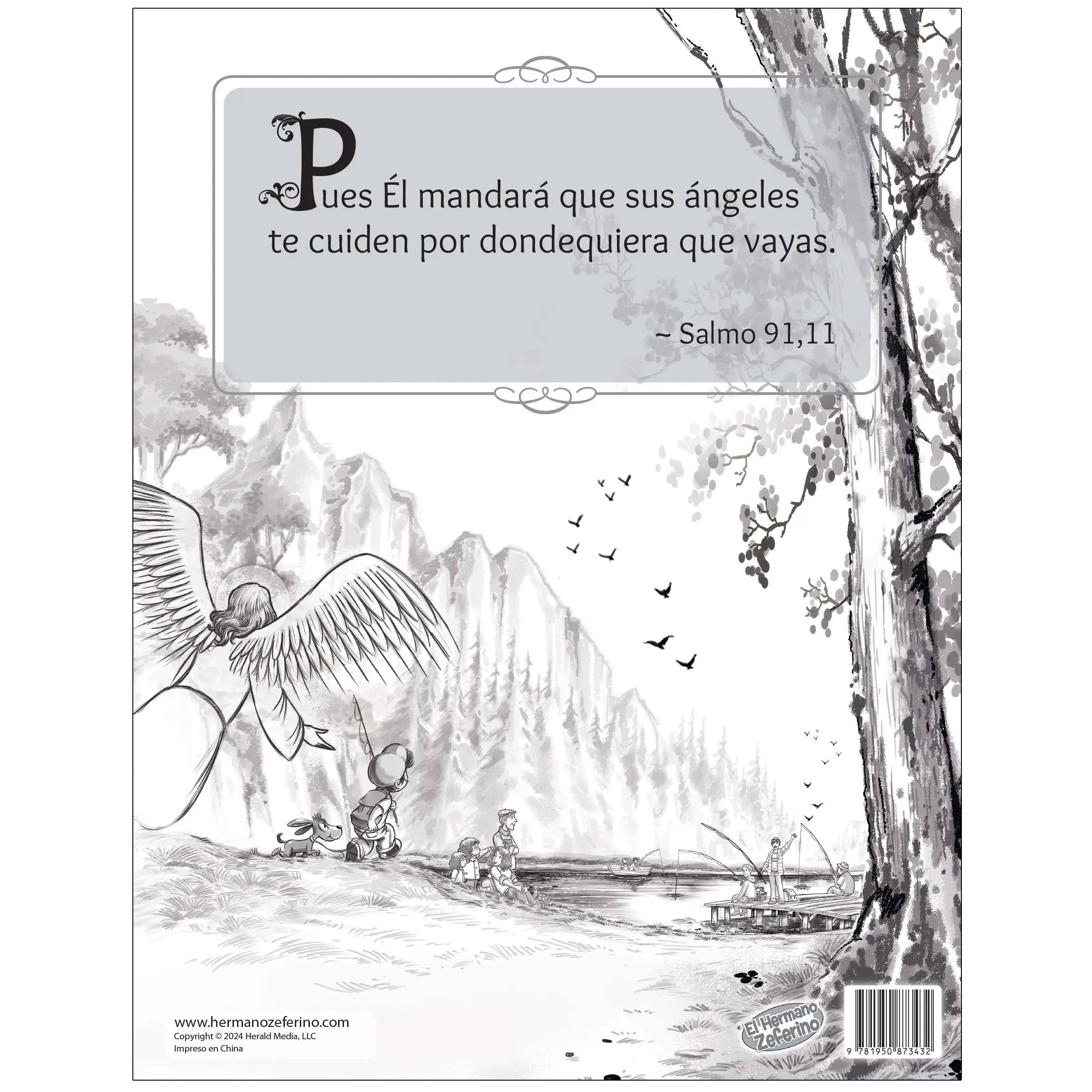 Mini póster - Ángel de la Guarda Niño