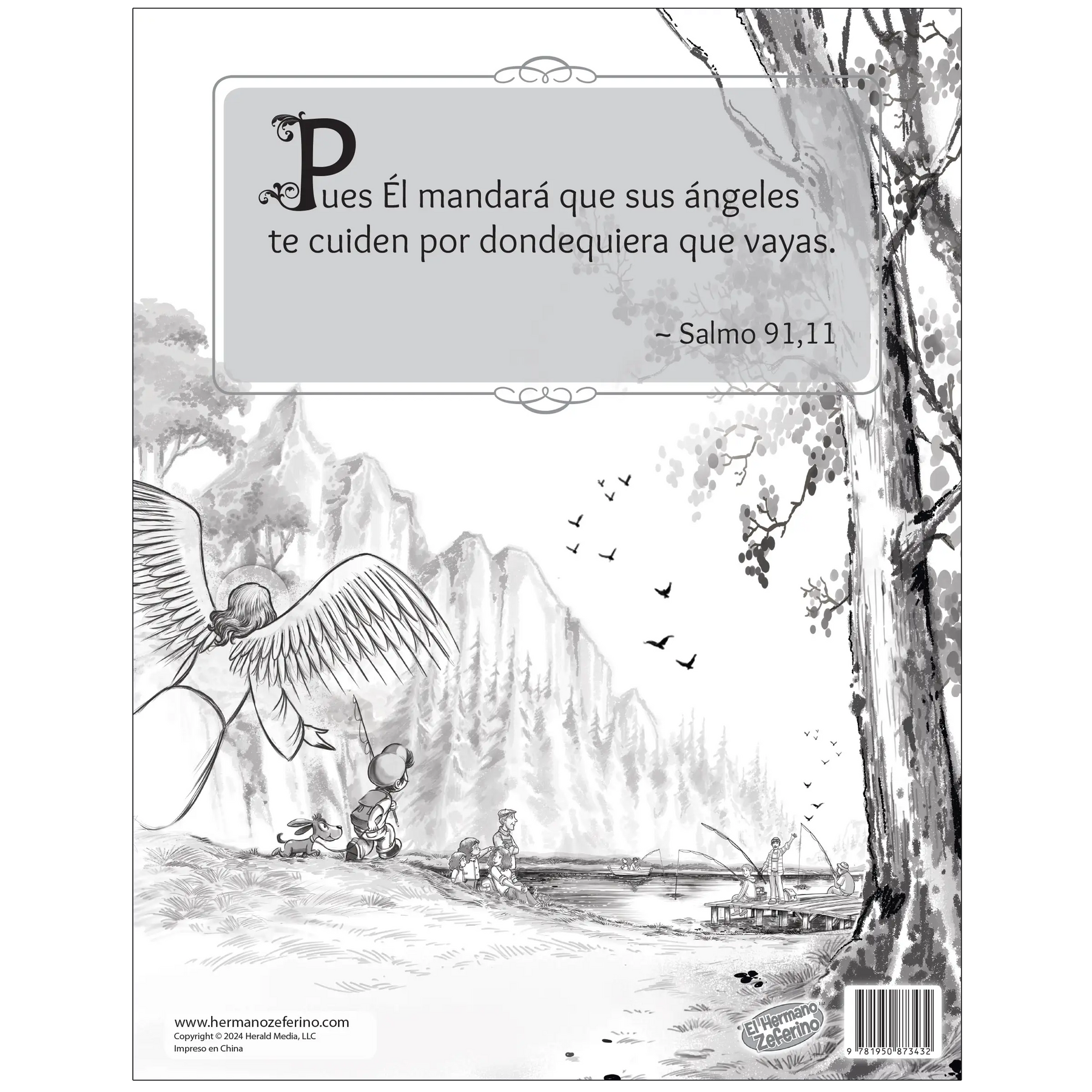 Mini póster - Ángel de la Guarda Niña