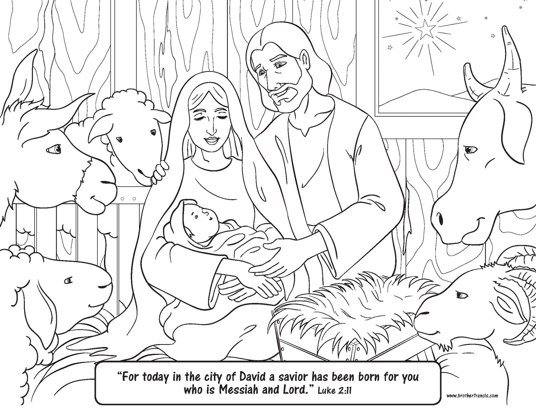 Download and Print - Christmas Nativity Scene