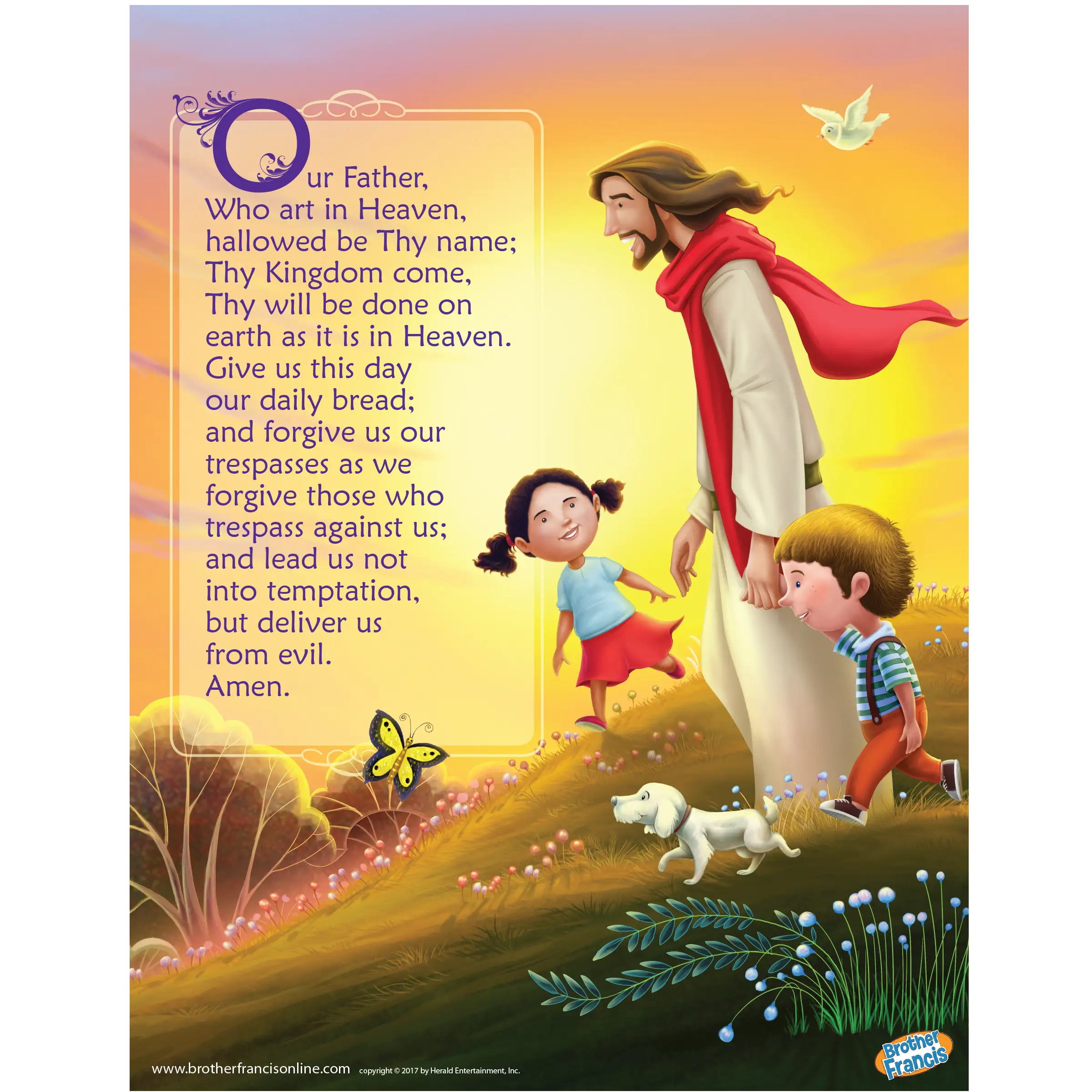 Brother Francis Mini Poster - Our Father