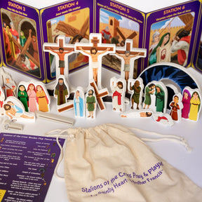 Stations of the Cross Pray & Play Set - By Saintly Heart™ & Brother Francis™