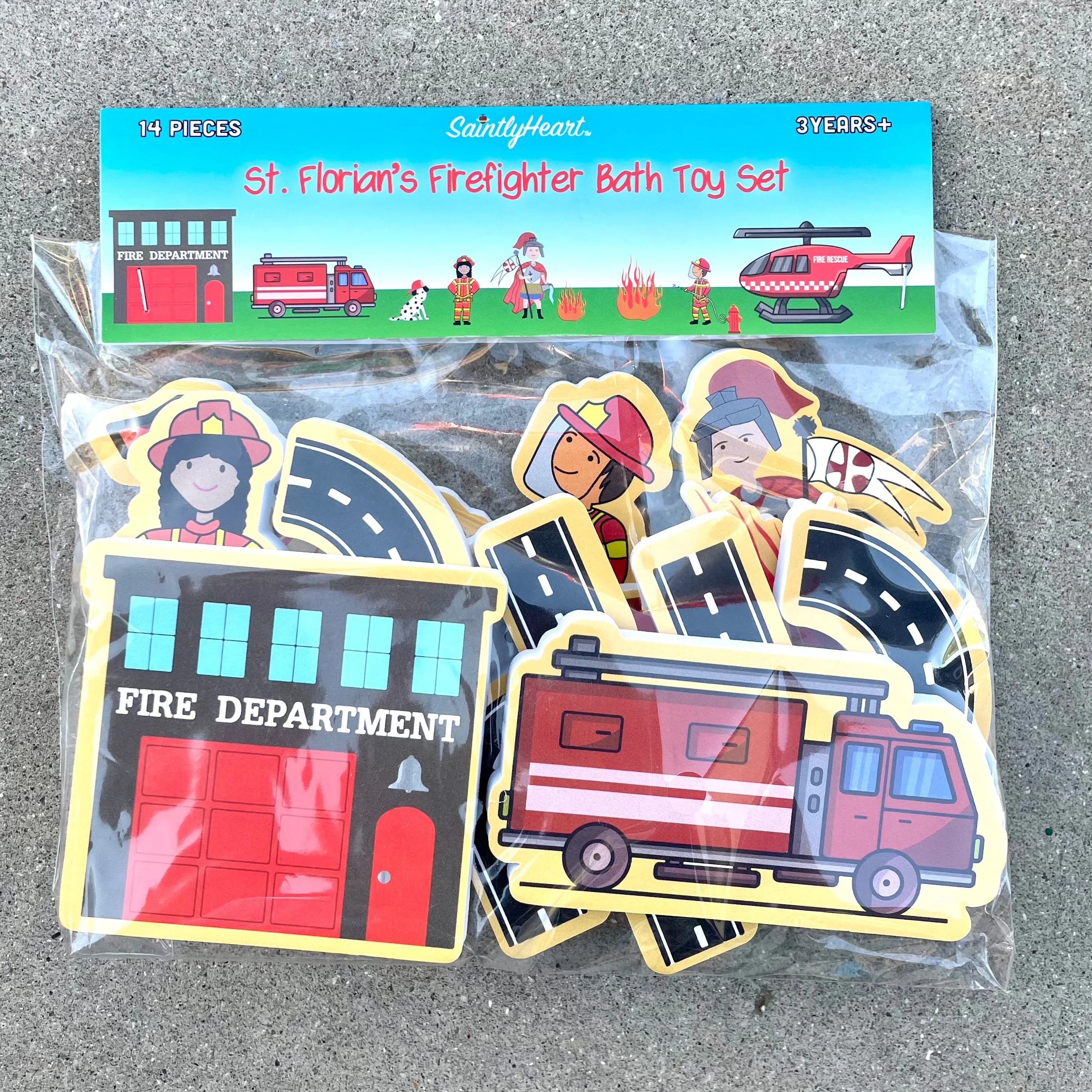 St. Florian's Firefighter Bath Toy Set