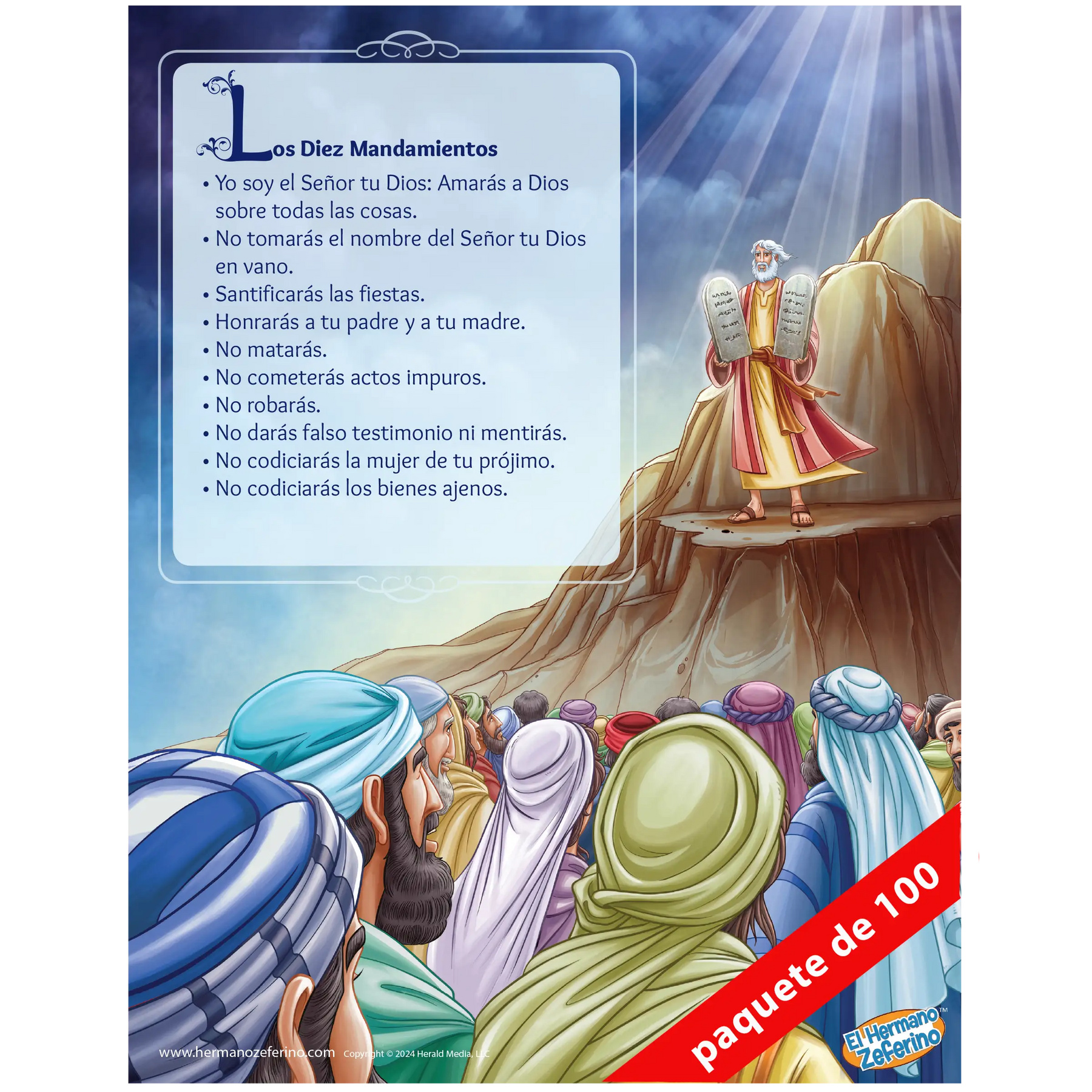 Mini póster - Los Diez Mandamientos
